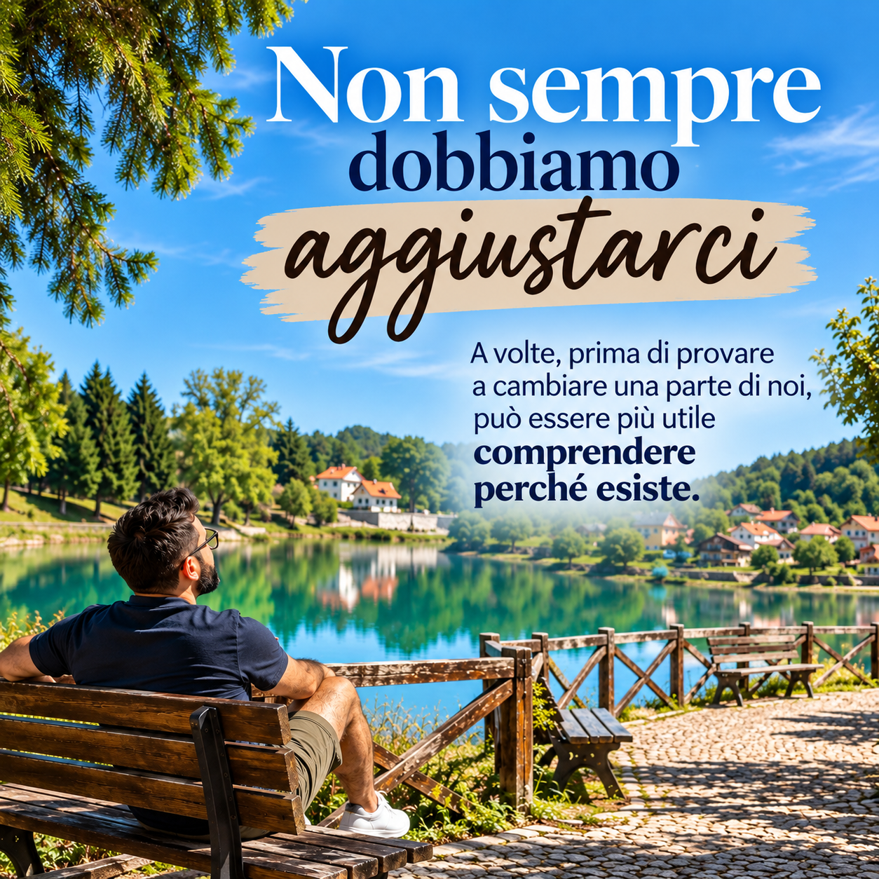 Non dobbiamo sempre “aggiustarci”: accettarsi senza rinunciare a crescere

