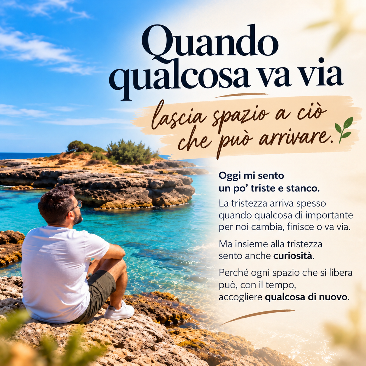 Quando qualcosa va via: accogliere la tristezza e lasciare spazio a ciò che può arrivare
