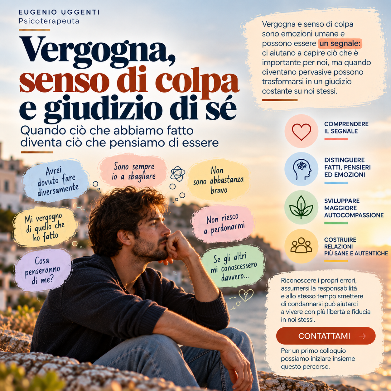 Vergogna, senso di colpa e giudizio di sé: quando ciò che abbiamo fatto diventa ciò che pensiamo di essere