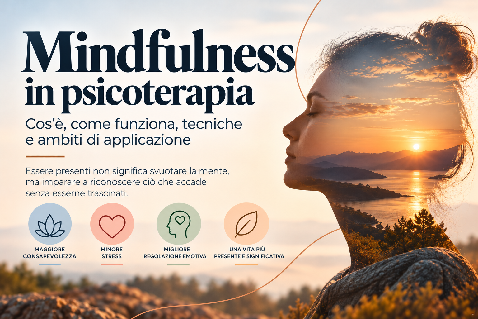 Mindfulness in psicoterapia: cos’è, come funziona, tecniche e ambiti di applicazione