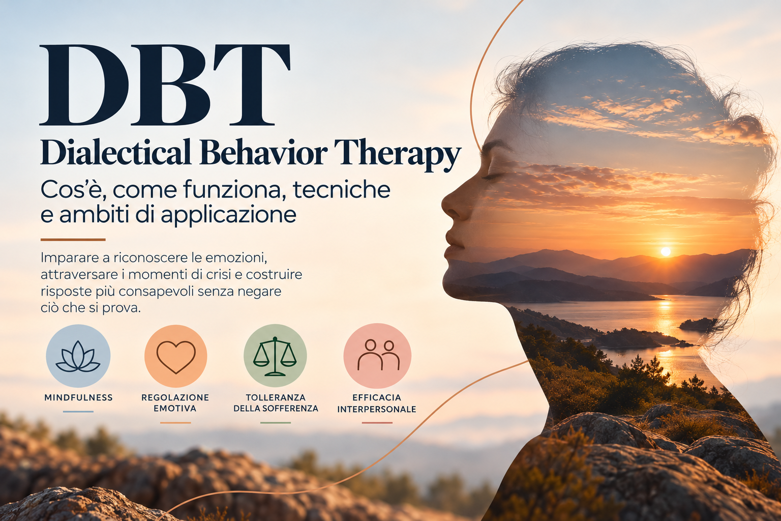 DBT – Dialectical Behavior Therapy: cos’è, come funziona, tecniche e ambiti di applicazione