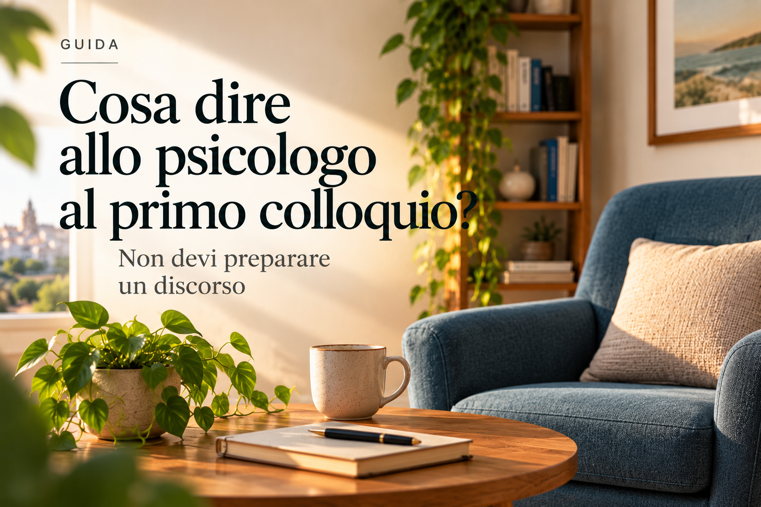 Cosa dire allo psicologo al primo colloquio? Non devi preparare un discorso
