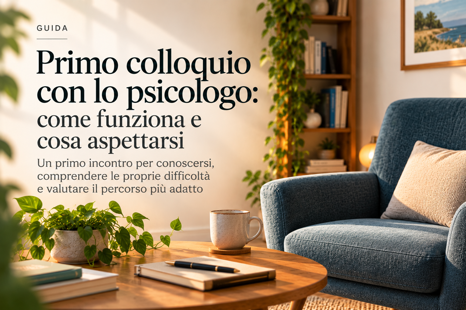 Primo colloquio con lo psicologo: come funziona e cosa aspettarsi