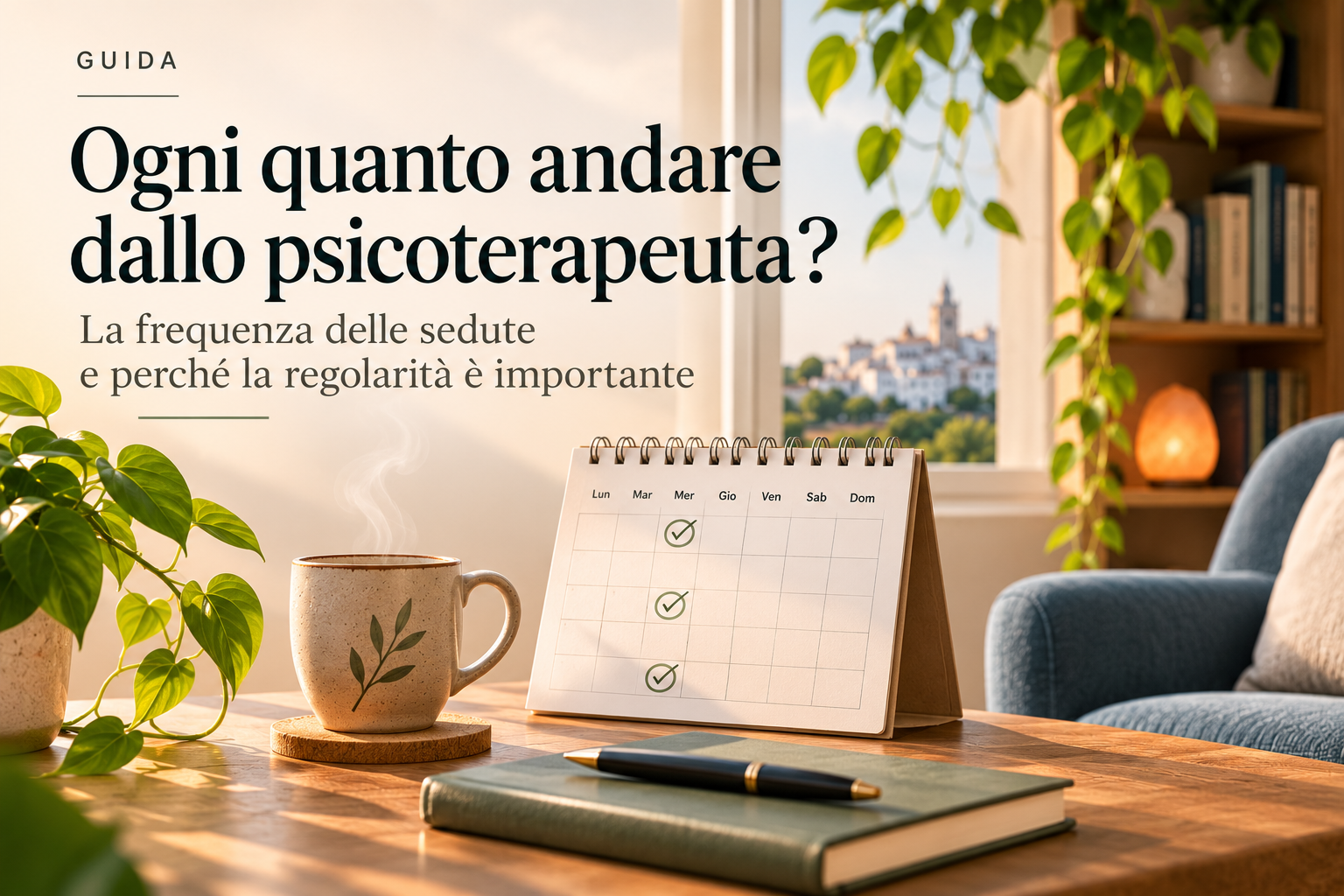 Ogni quanto andare dallo psicoterapeuta? La frequenza delle sedute