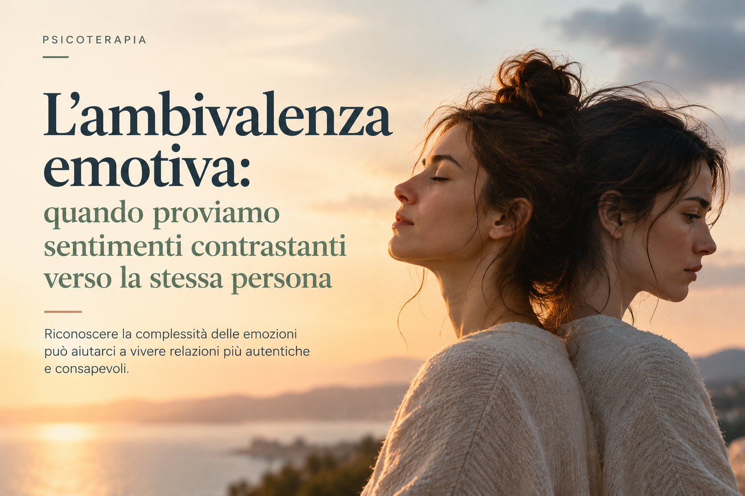 L'ambivalenza emotiva: quando proviamo sentimenti contrastanti verso la stessa persona