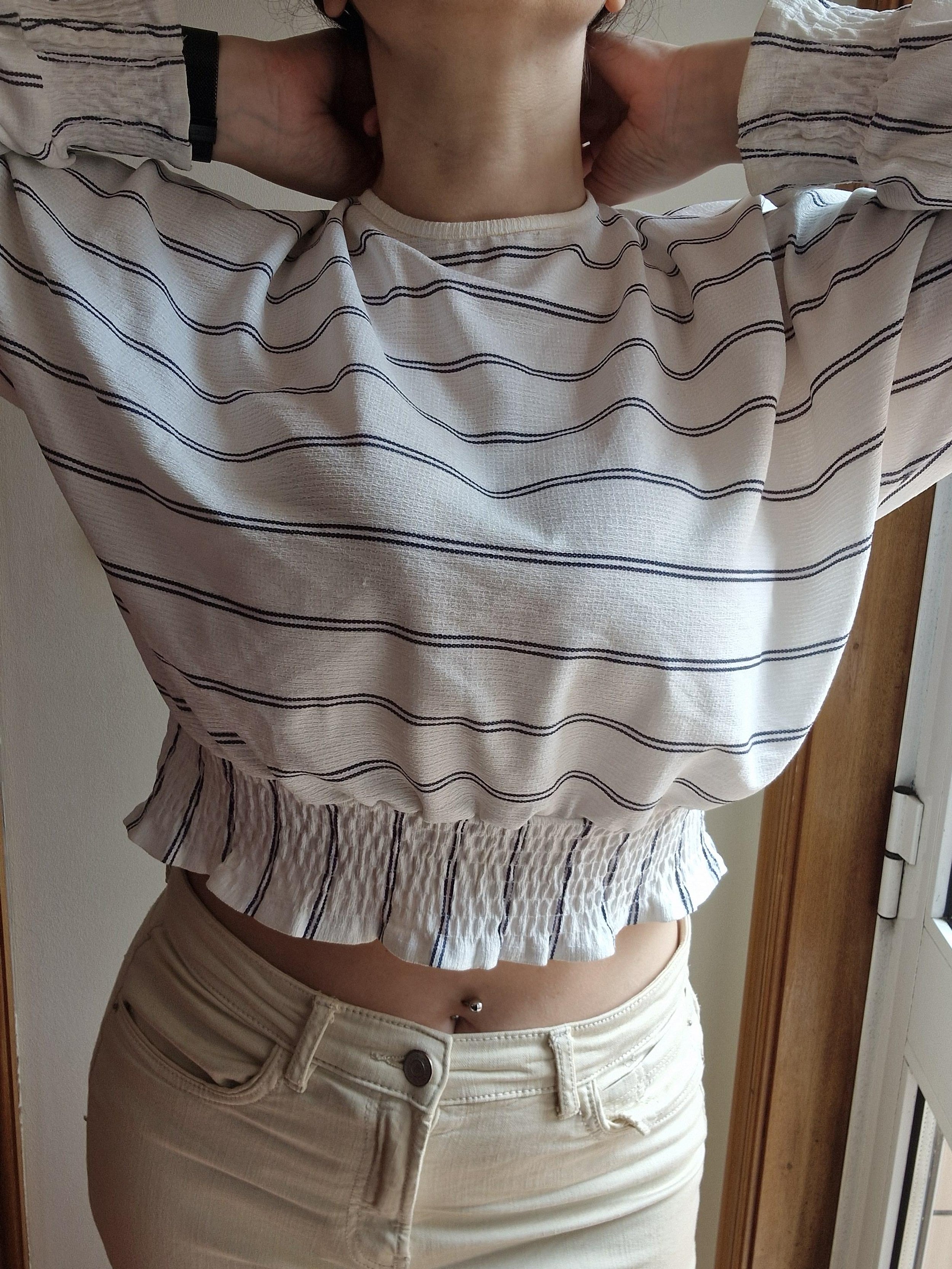 Blusa às riscas Tiffosi