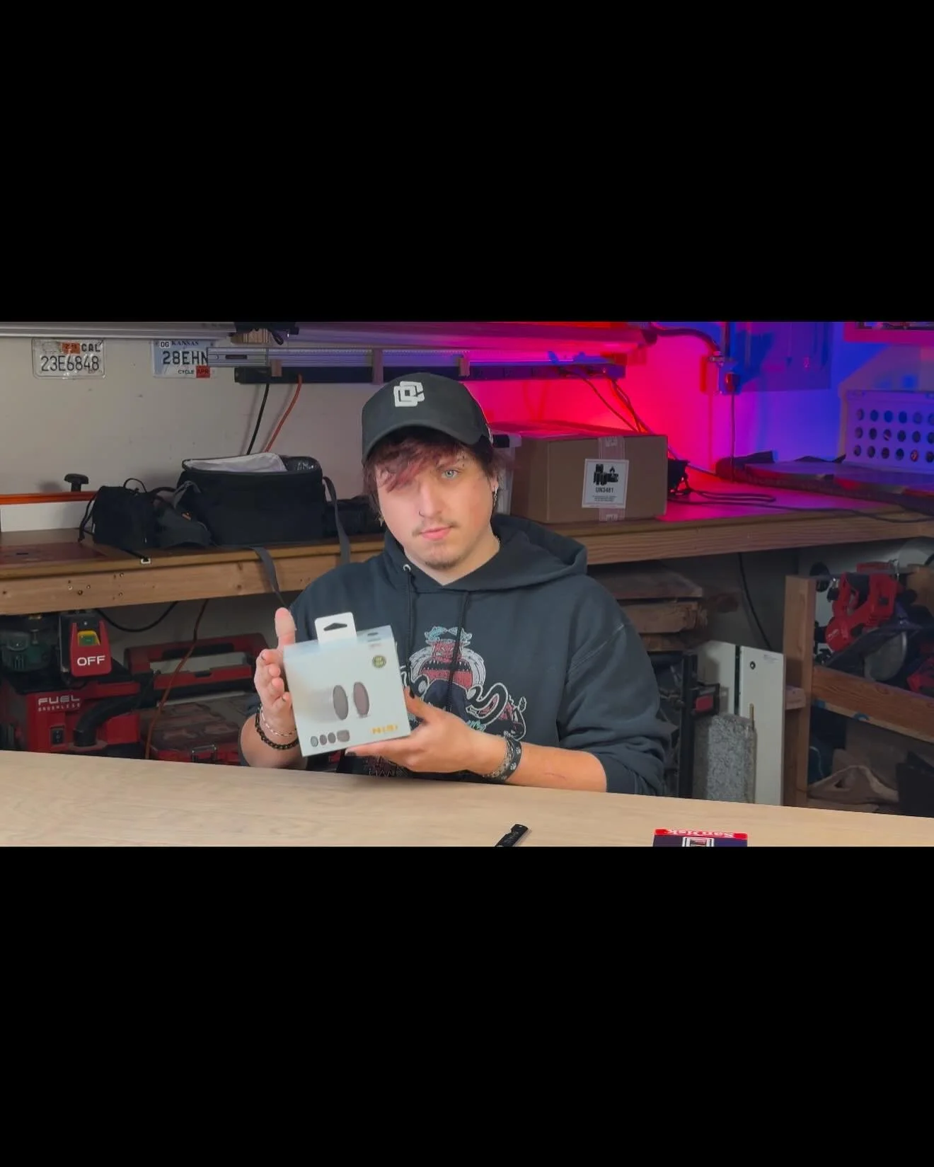 Nothing we love more than propping up fellow creators, today we turned our workspace into a shop set! Having an awesome time producing with @photo_ryan.from.japan ft @jaceisinspace holding a ND filter. YouTube video for his channel to come 😊