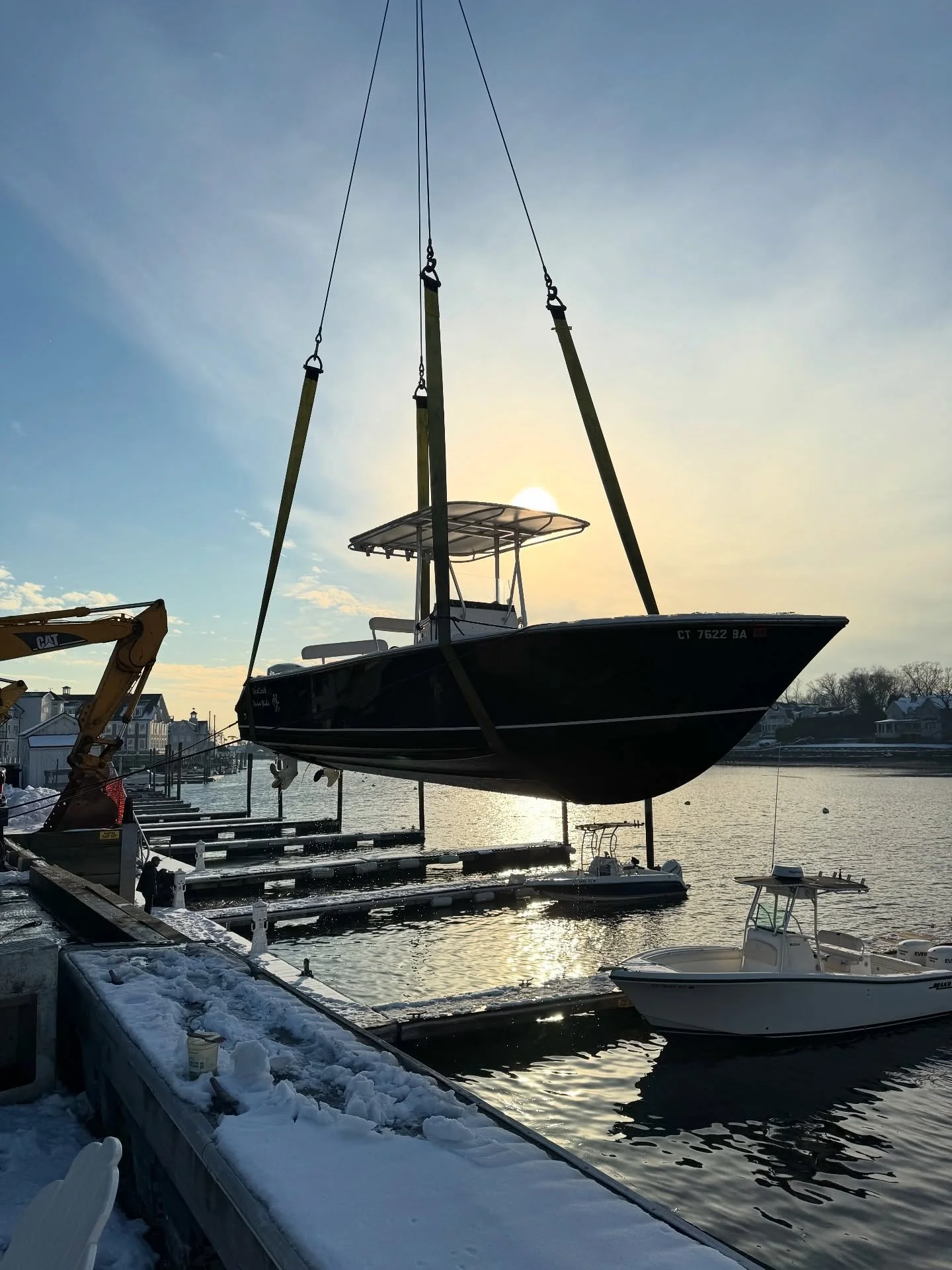 Hauling our last boats of the season!