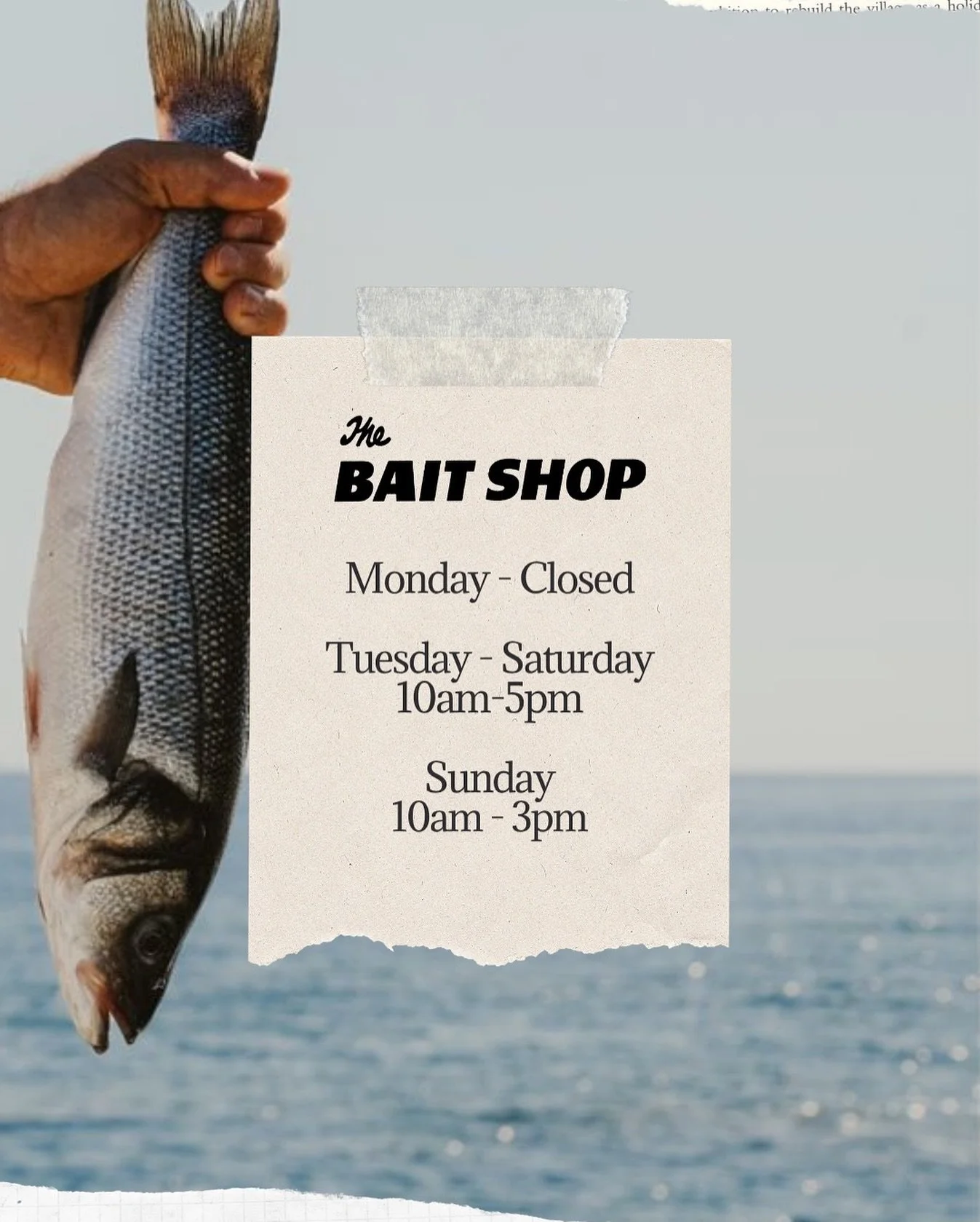 New Spring Hours at The Bait Shop 🦈 

Come hang out with us 👀