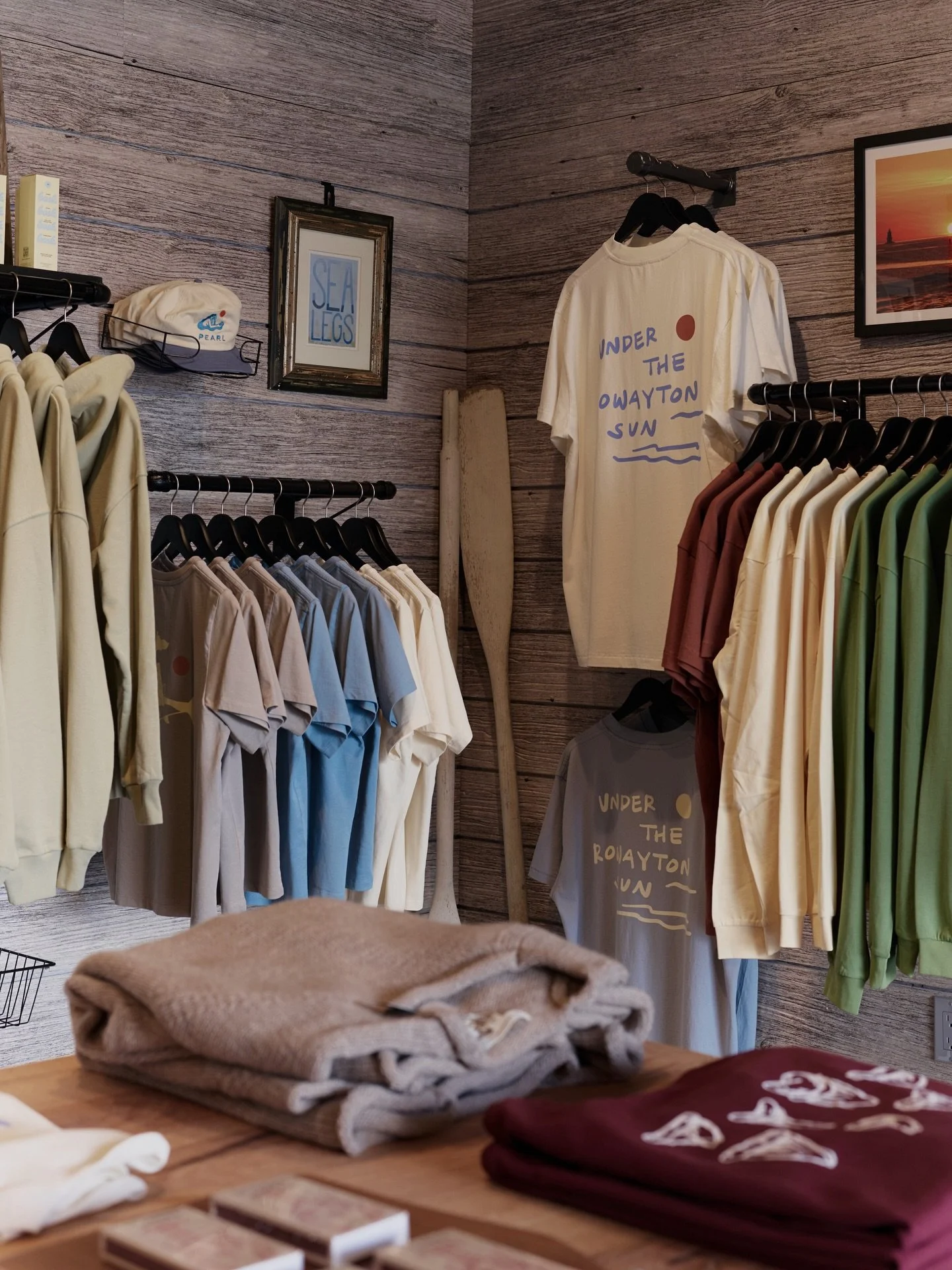 Longer days, lighter layers, and the shop starting to feel like summer again.

We&rsquo;ve got select seasonal pieces on sale right now&mdash;perfect for cool mornings, breezy nights, and everything in between. Stop by @thebaitshopinc , hang for a bi