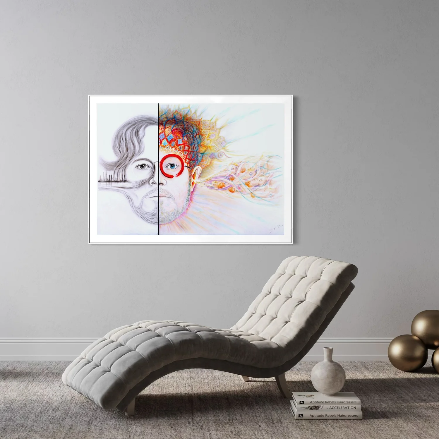 ZEN artwork in refined interior