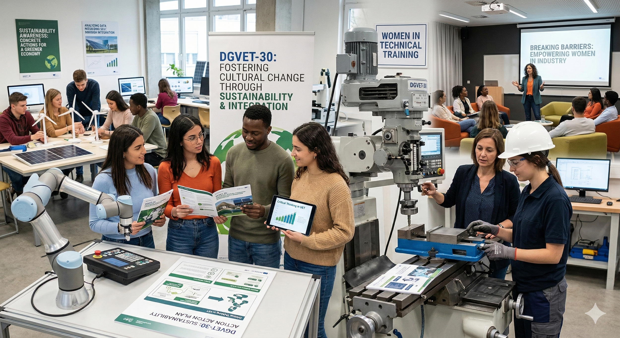 Activities Promoting Sustainability and Women's Inclusion in Industrial VET