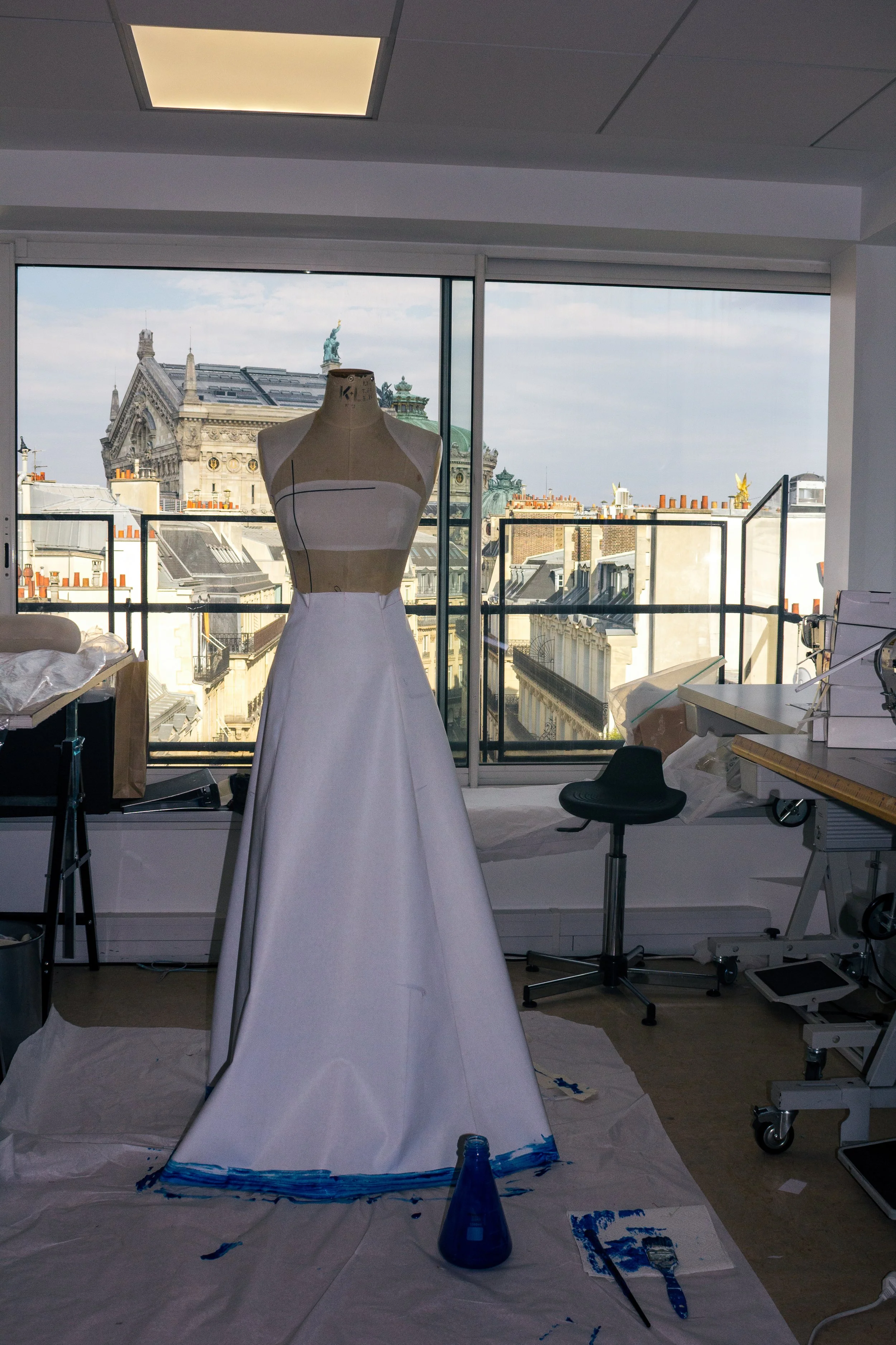 SeiShell™ and SeiFibre™ haute couture dress by Eugène Riconneaus