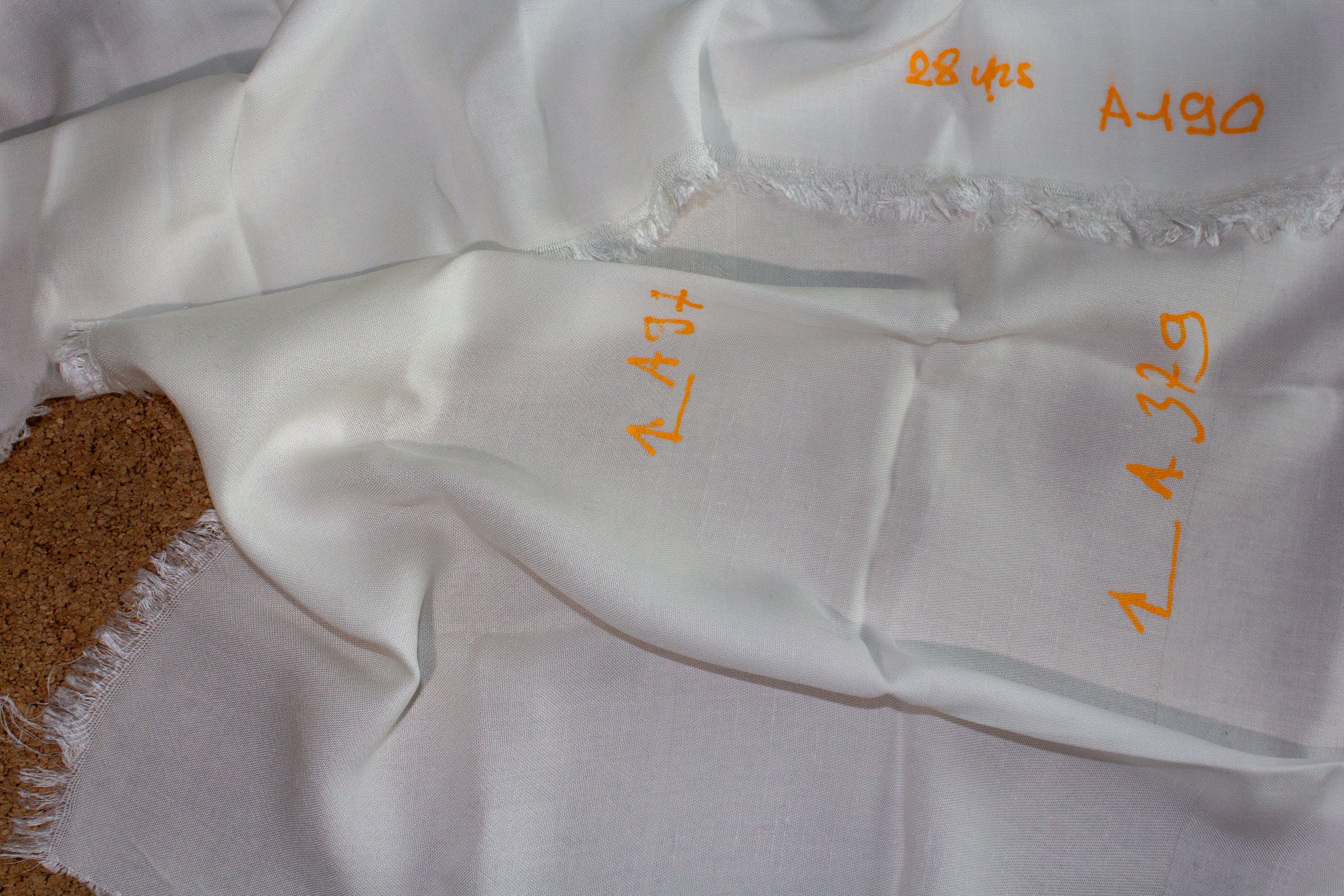 SeiYarn fabric production samples