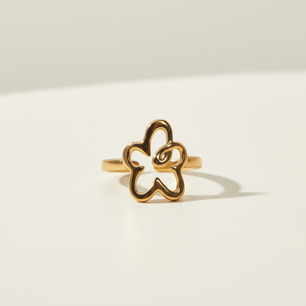 Doodle Flower Ring
