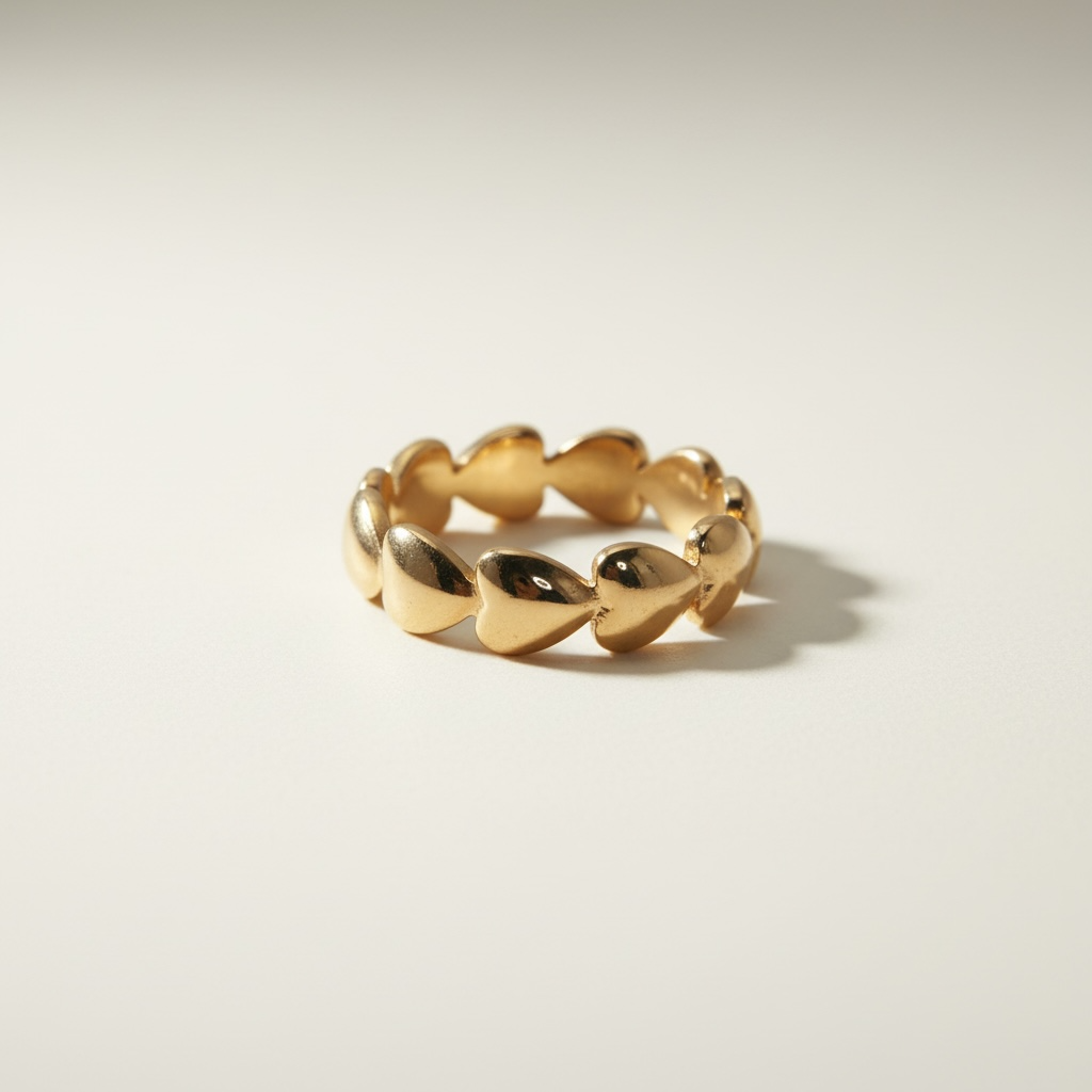 Heart Links Ring
