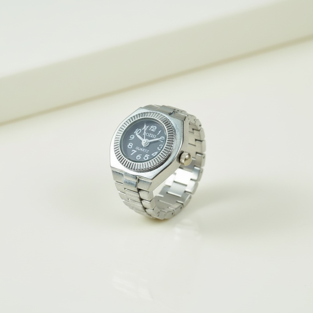 What Time Is It? Ring (Silver Colour)