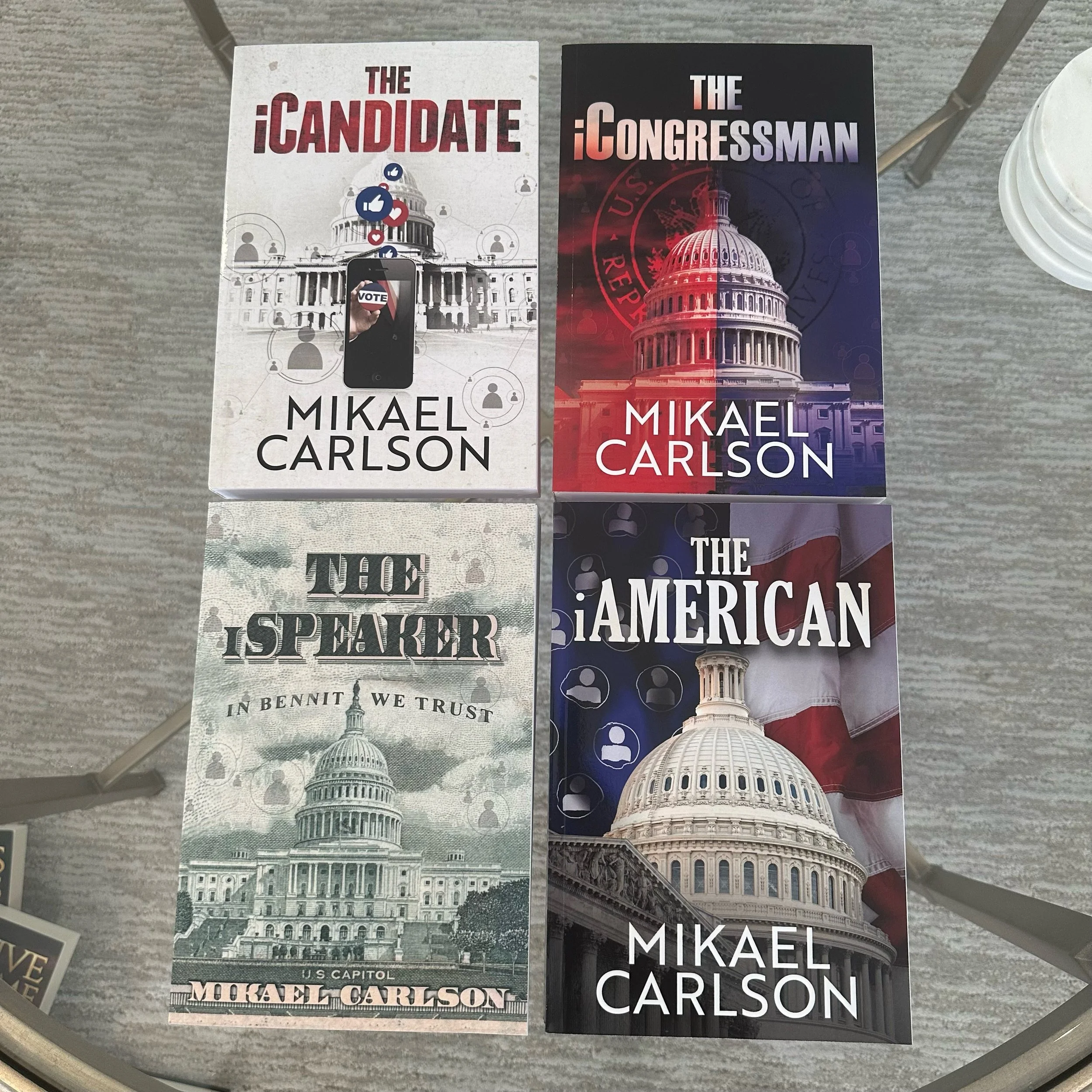 Michael Bennit Series Signed Hardcover Bundle