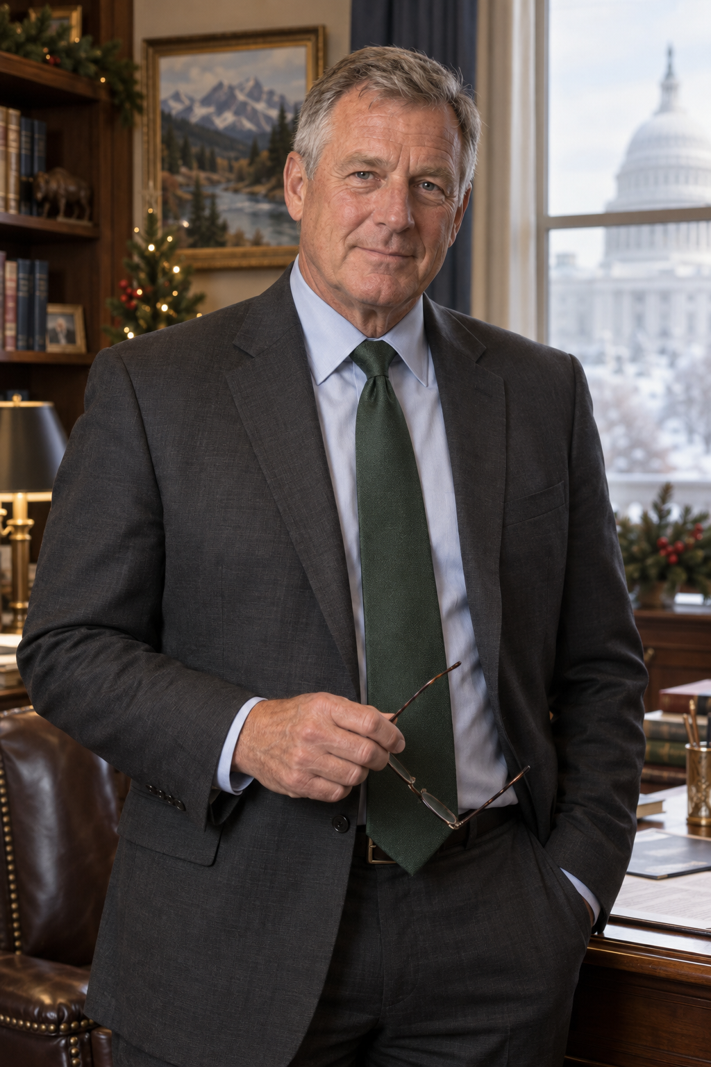 John Knutson in Banning Santa
