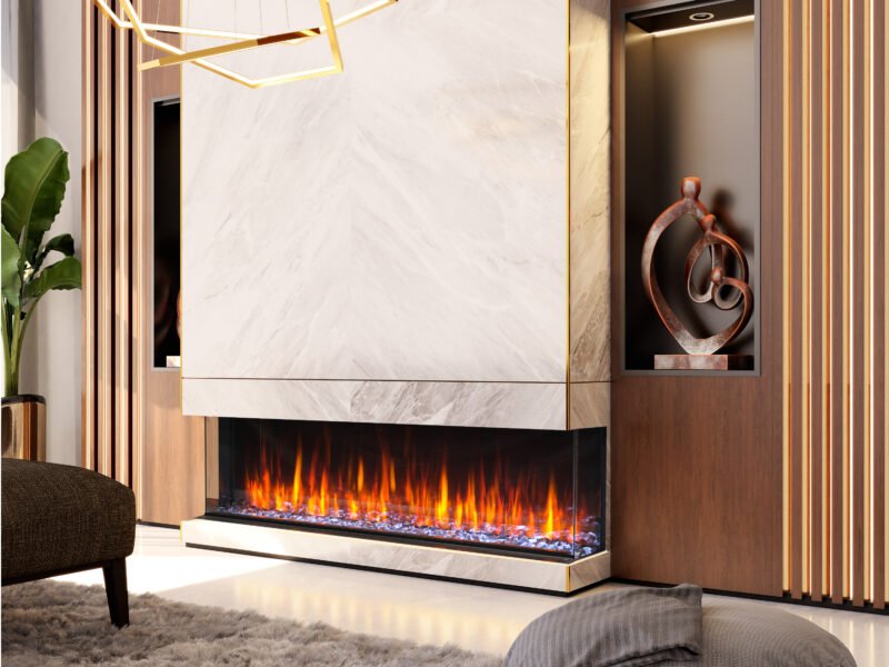 Kozy Heat Osseo eSeries Linear Fireplace