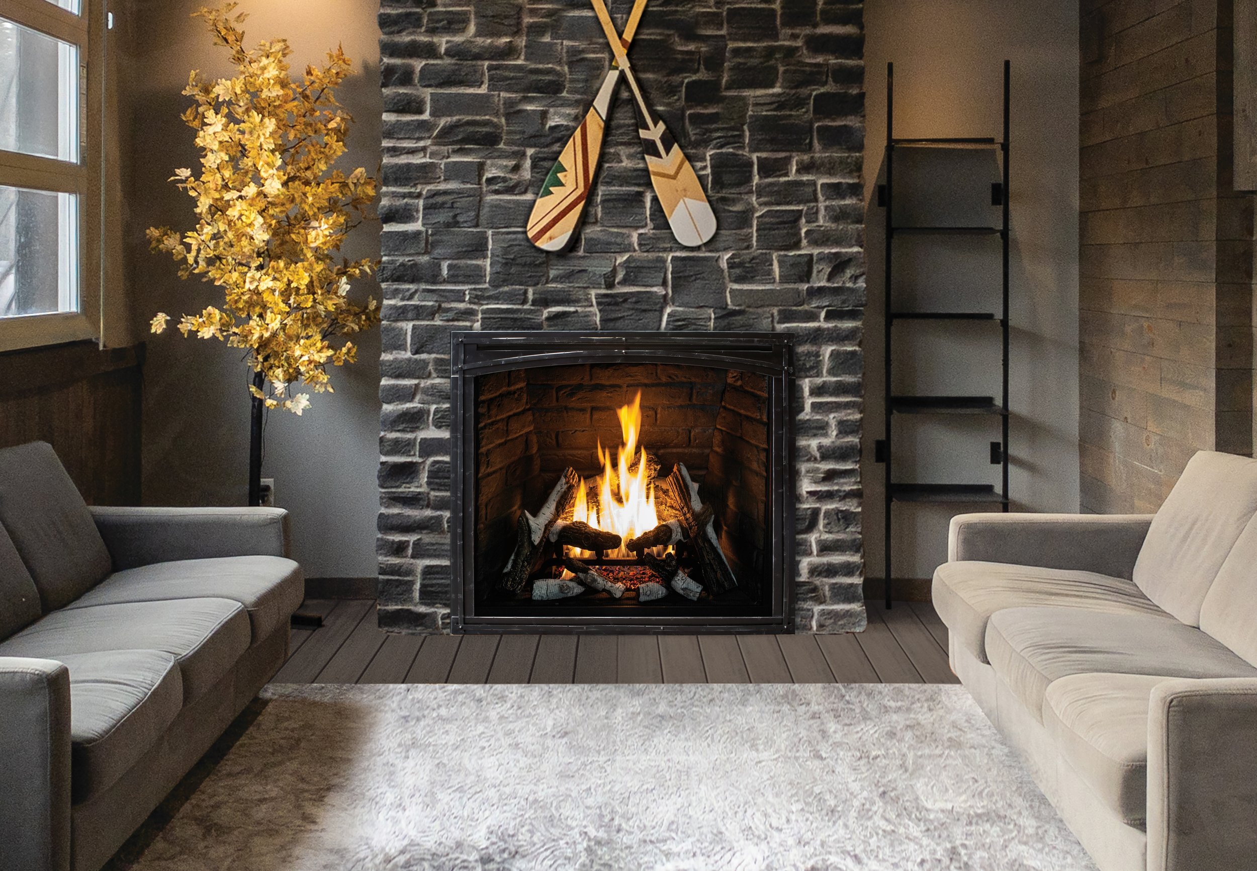 Urbana Traditional Gas Fireplace