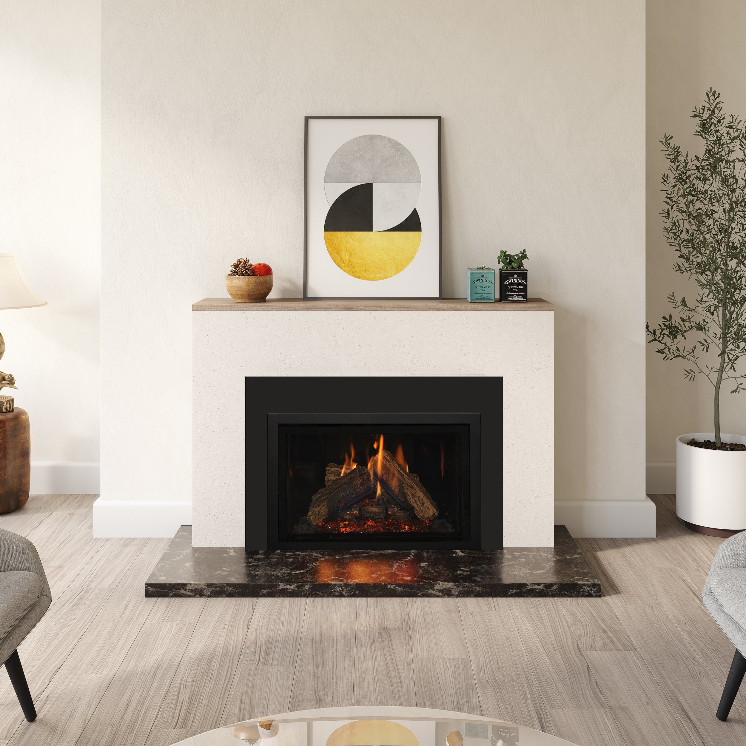Kozy Heat Nordik Direct Vent Gas Fireplace