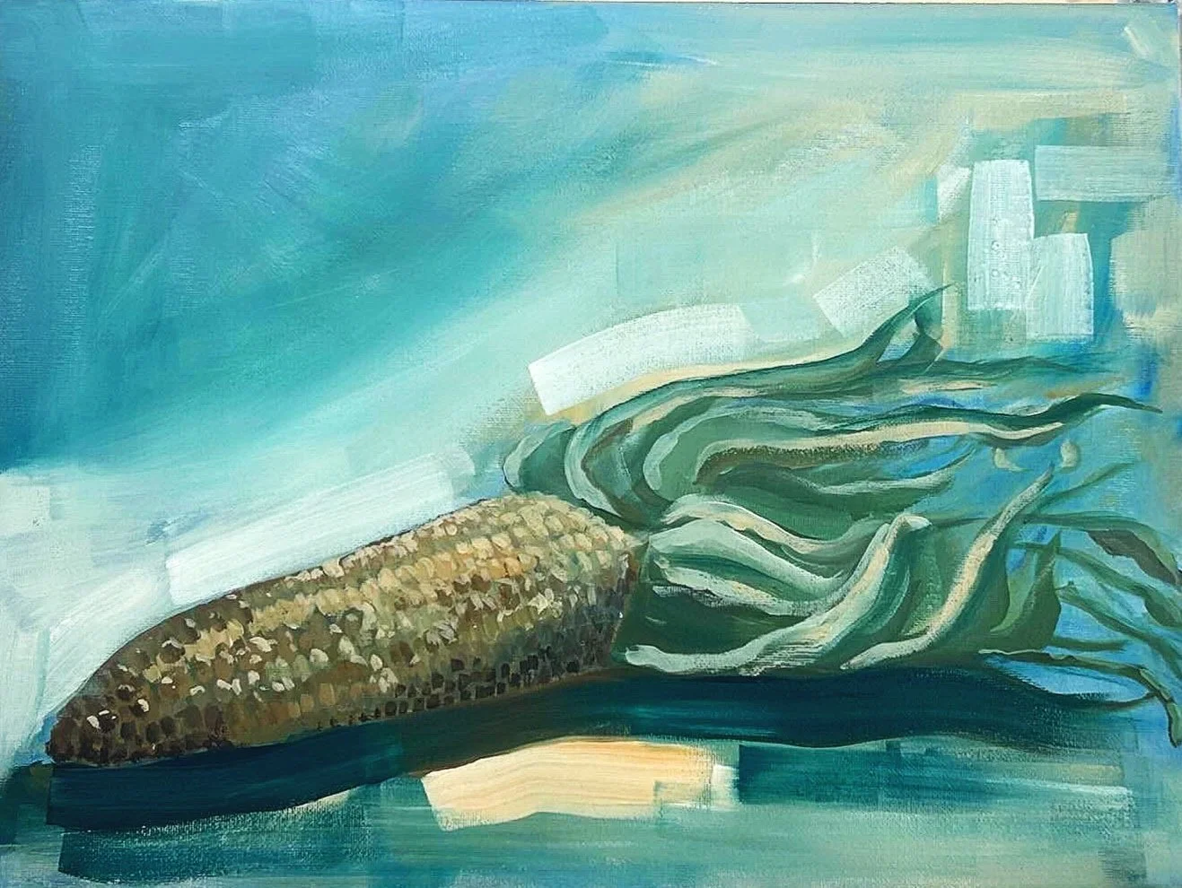 "corn," acrylic, age 20