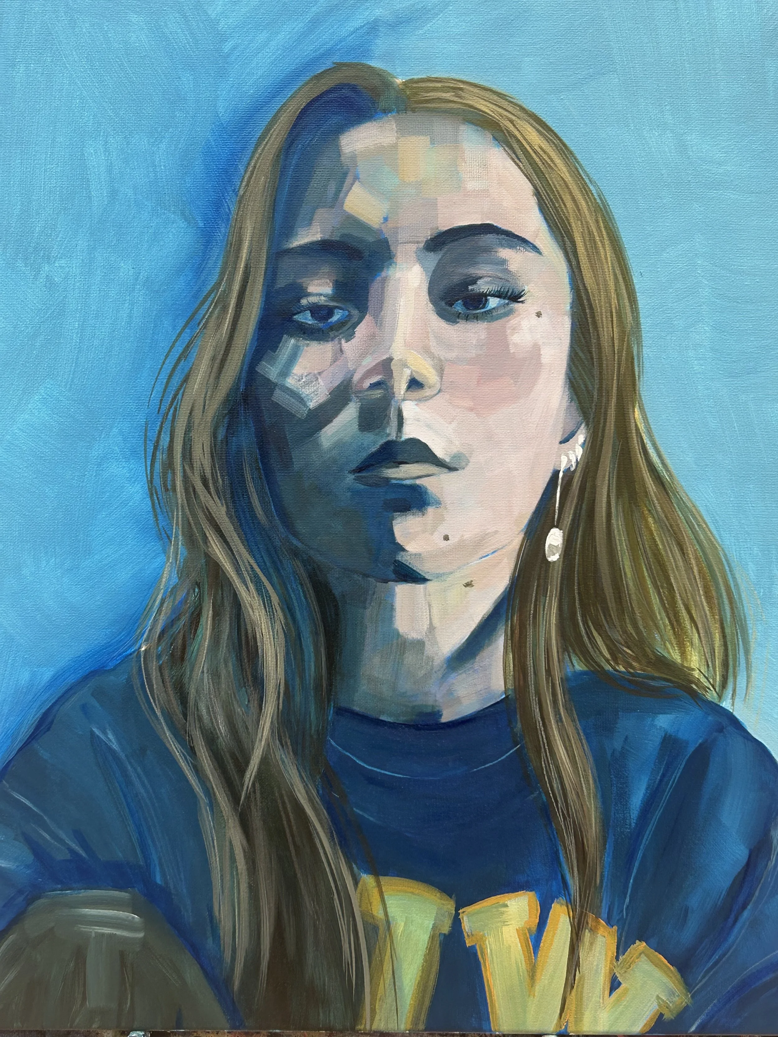 "self," acrylic, age 20