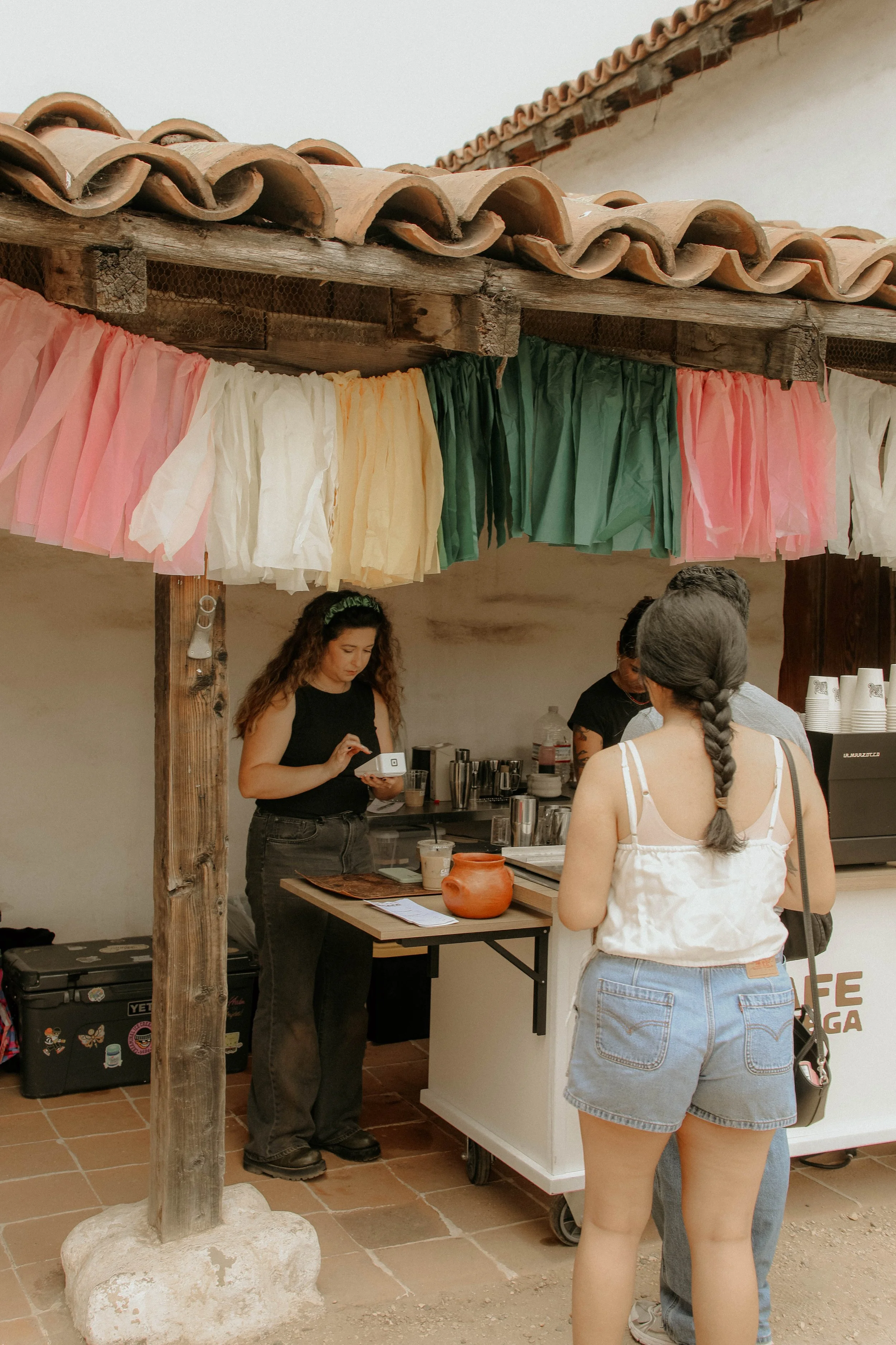 Popup Coffee Cart at Mujeres Makers Market