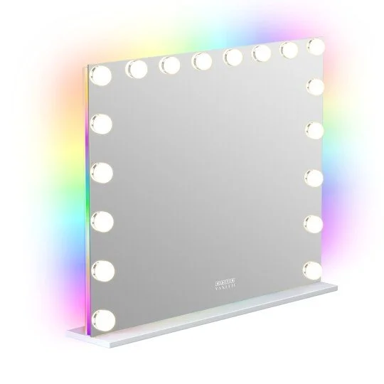 Mary Hollywood Vanity Mirror with RGB and Bluetooth Speaker- 18 Dimmable LED Bulbs