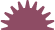 Abstract design of a reddish-brown sunburst shape