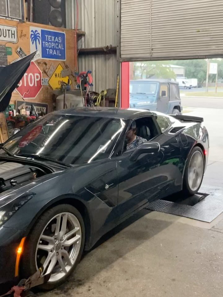 Baseline chassis dyno on the C7 from Louisiana before we throw a bunch of goodies at it.