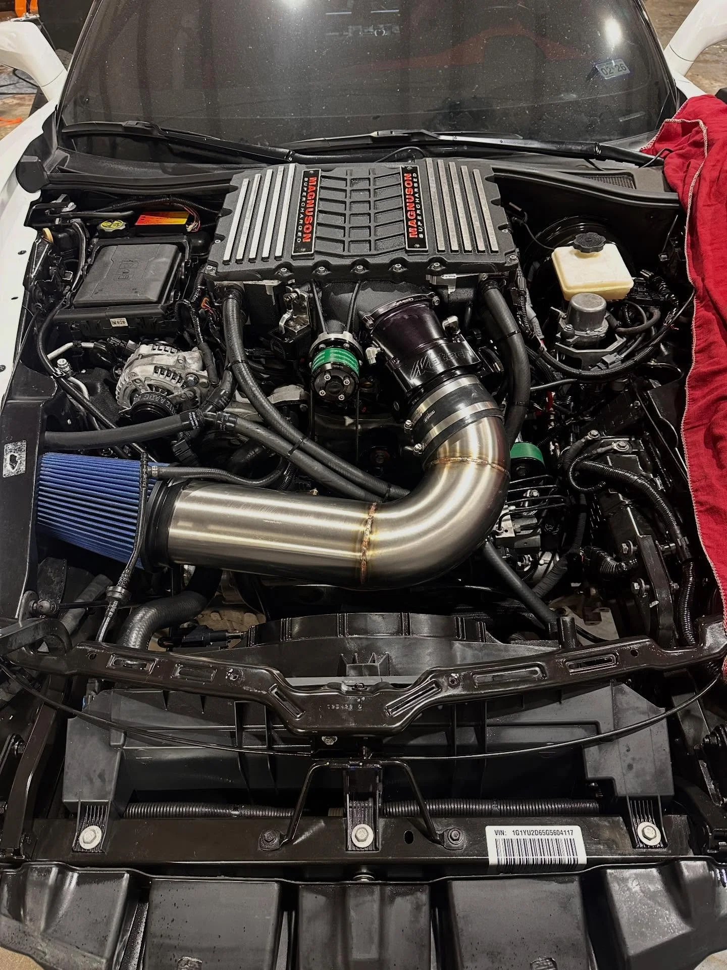 Nearly wrapped up with this one. The custom powder-coat is going to make this the chefs kiss. 

Custom air intake made in house.