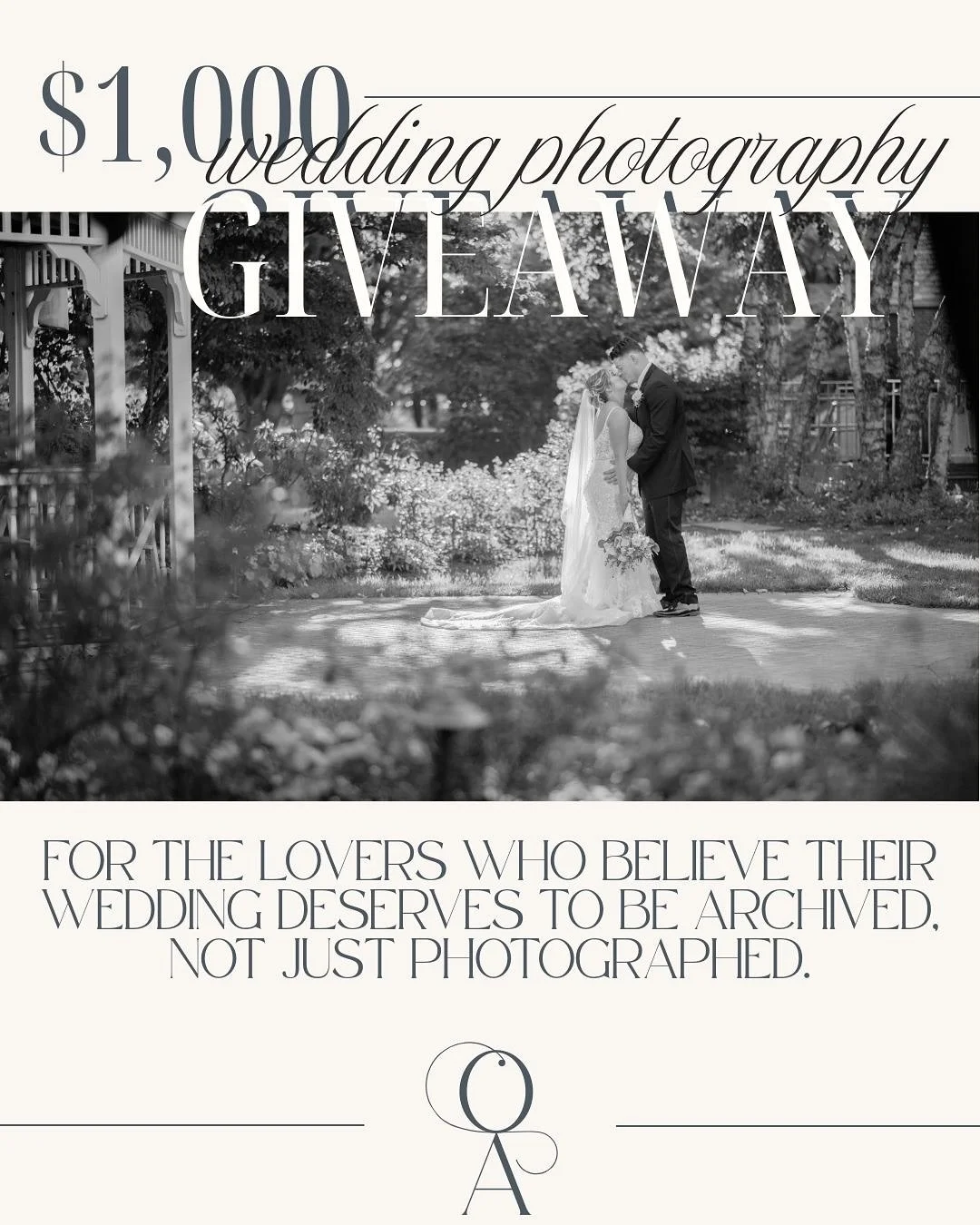 For the lovers who believe their wedding deserves to be archived. Not just photographed. 2026 and 2027 couples, this is your moment 😉

Breaking News ✨📸📰🤍 We&rsquo;re adding one lucky couple to The Archive&hellip; with $1,000 off. One couple will 