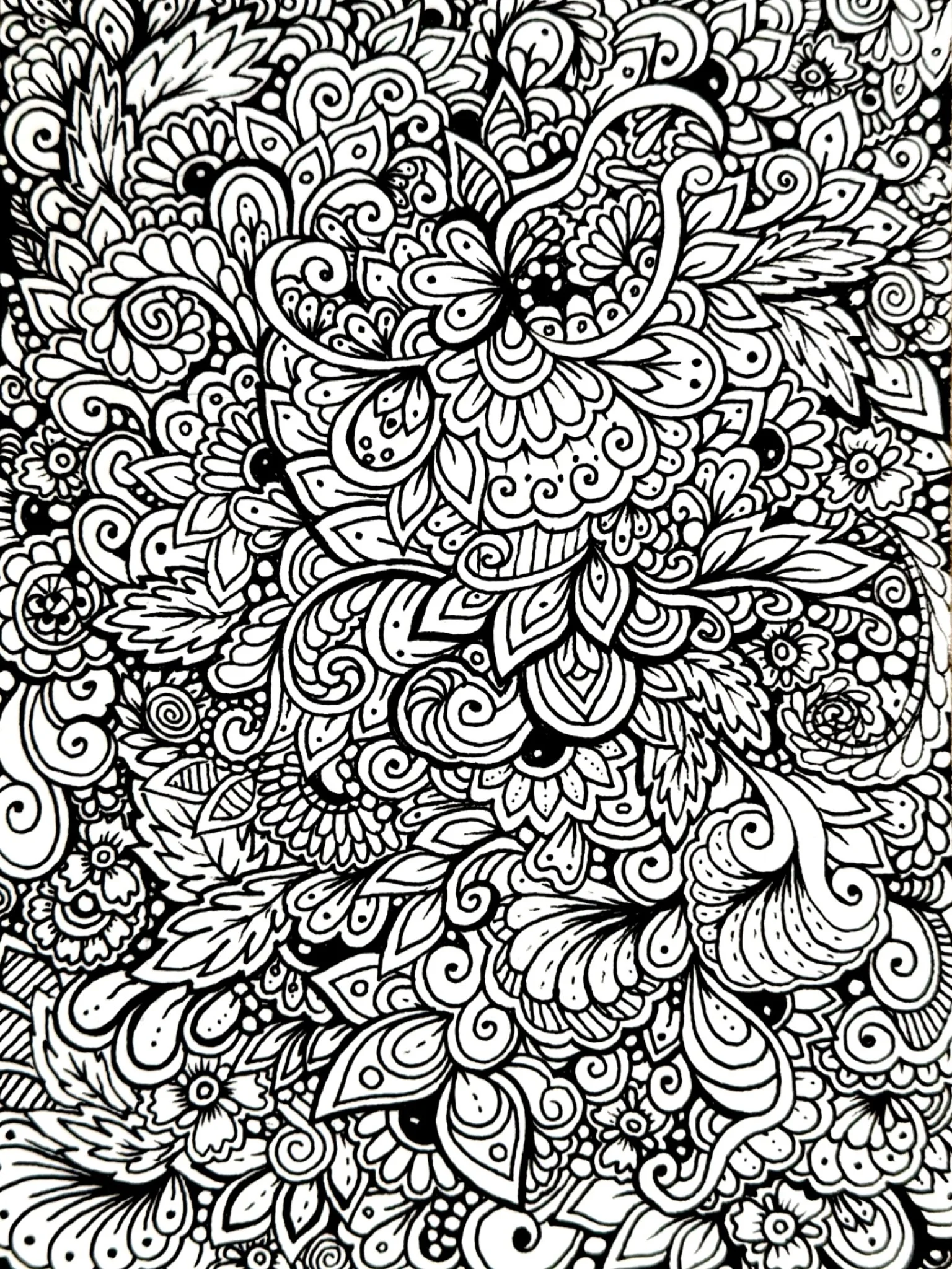 I drew this little one while procrastinating on a larger drawing. I was *thinking* of colouring it with a rainbow gradient, but seeing as I am VERY behind in my colouring (I have nine pieces in my colouring queue!), and I do NEED a small black and wh