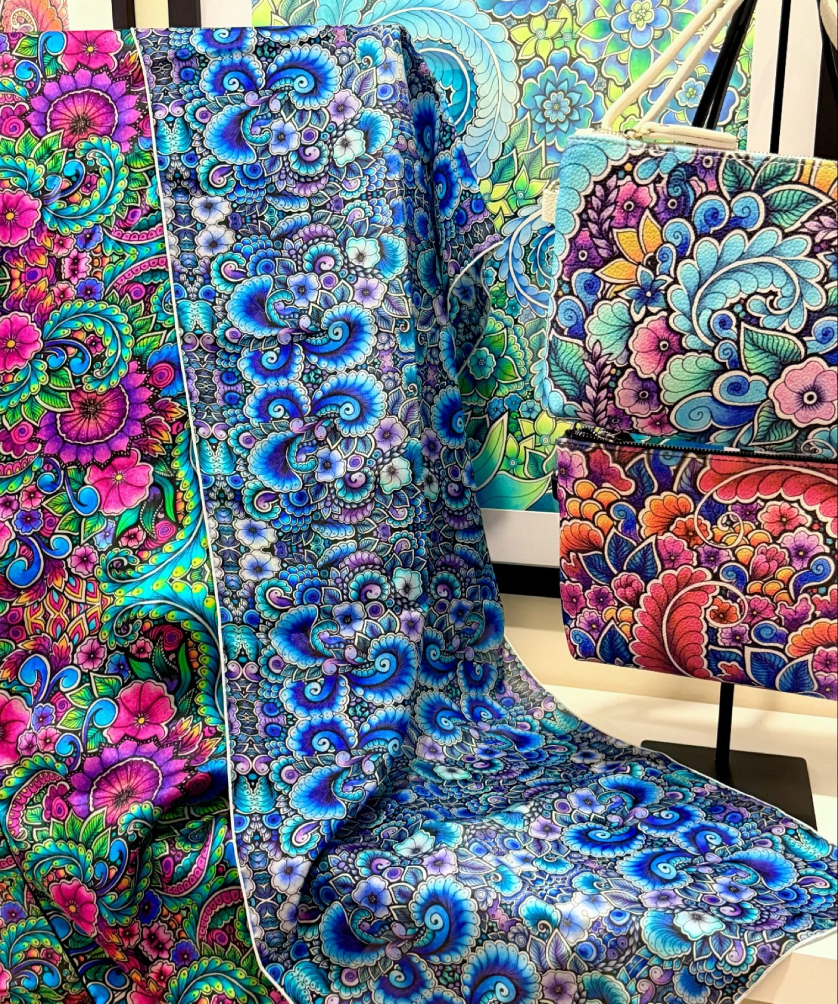 Ever since I was a little girl, I&rsquo;ve loved fabric. My mom sewed a lot, so I spent a lot of time in fabric stores, and they soon became one of my favourite places. All the colours, patterns and textures! I used to drape myself in the prettiest f