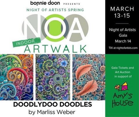 ONE MORE SLEEP! Honestly, the @nightofartists Art Walk is one of the absolute highlights of my year, and it starts TOMORROW! Yay! I&rsquo;ll be there with a bunch of new originals, as well as select prints, merch, and new to this market, colouring ki