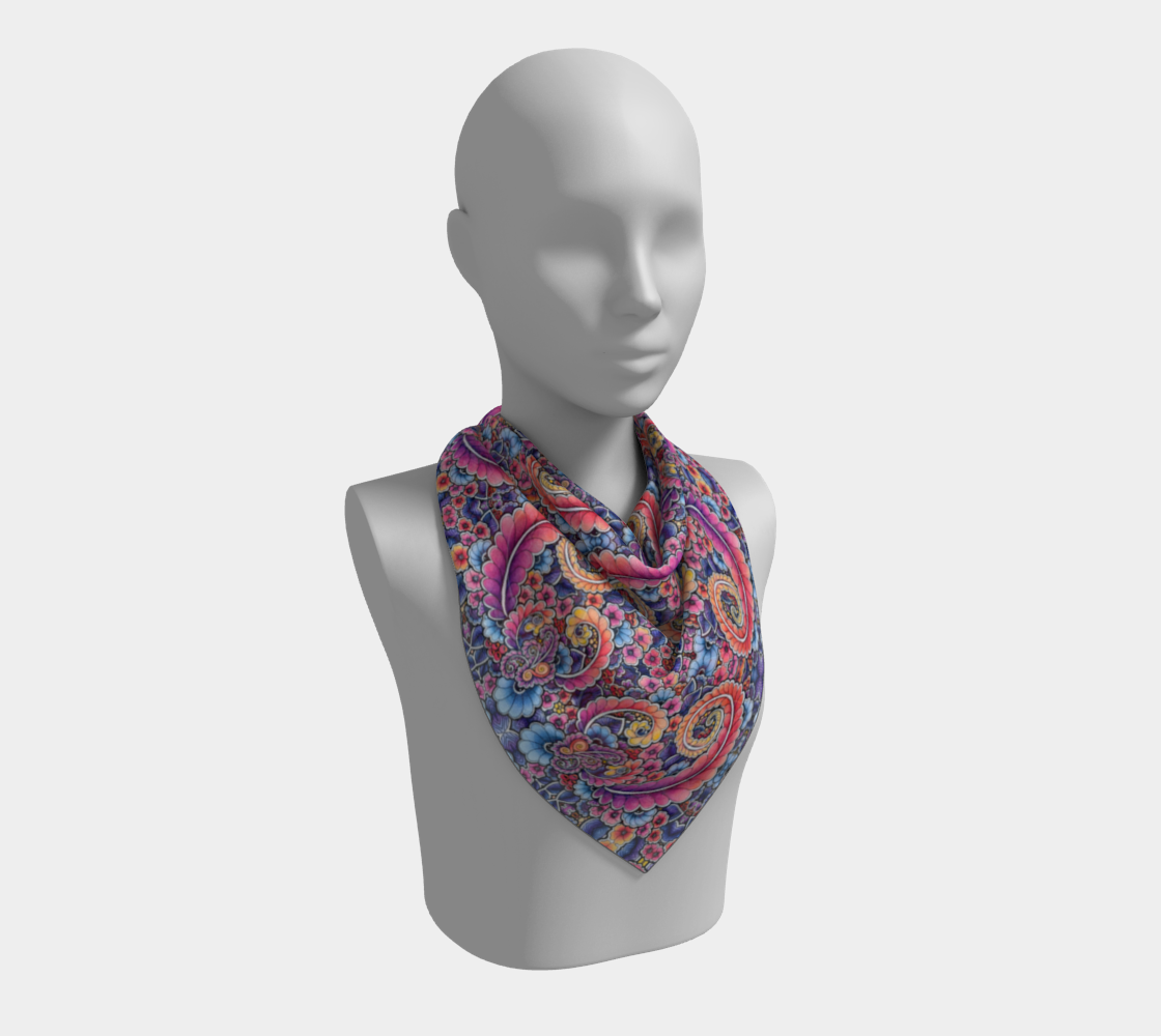 Sunrise, Sunset Square Scarf