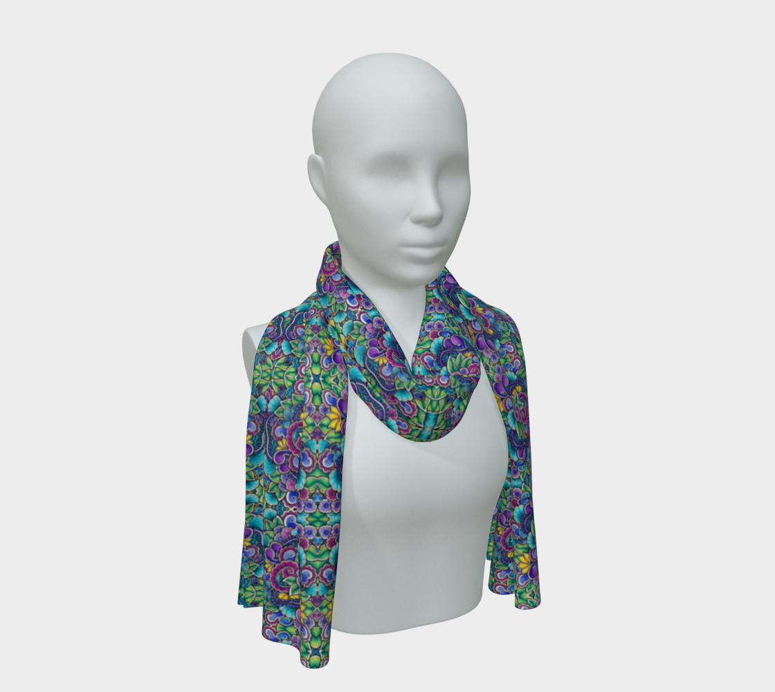 April Showers Long Scarf