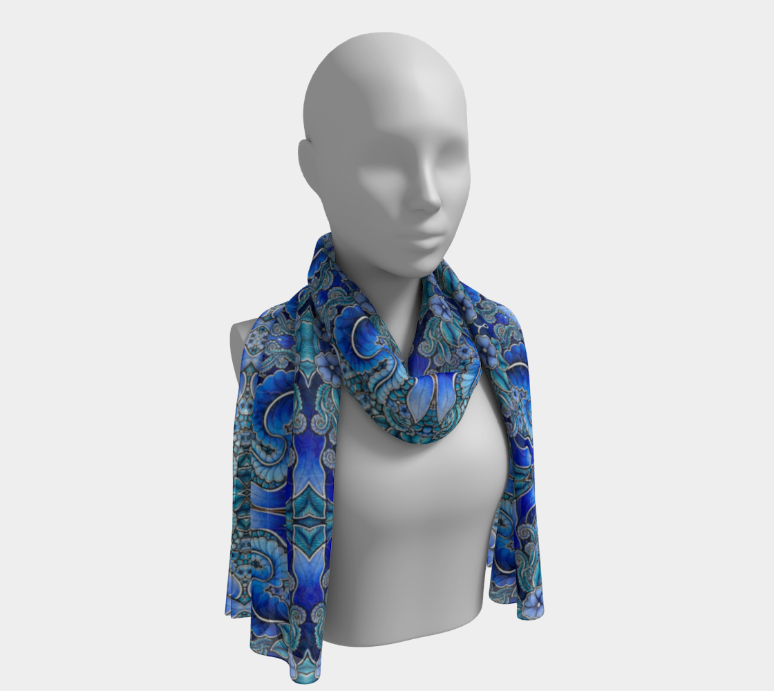 Blue Bayou Long Scarf