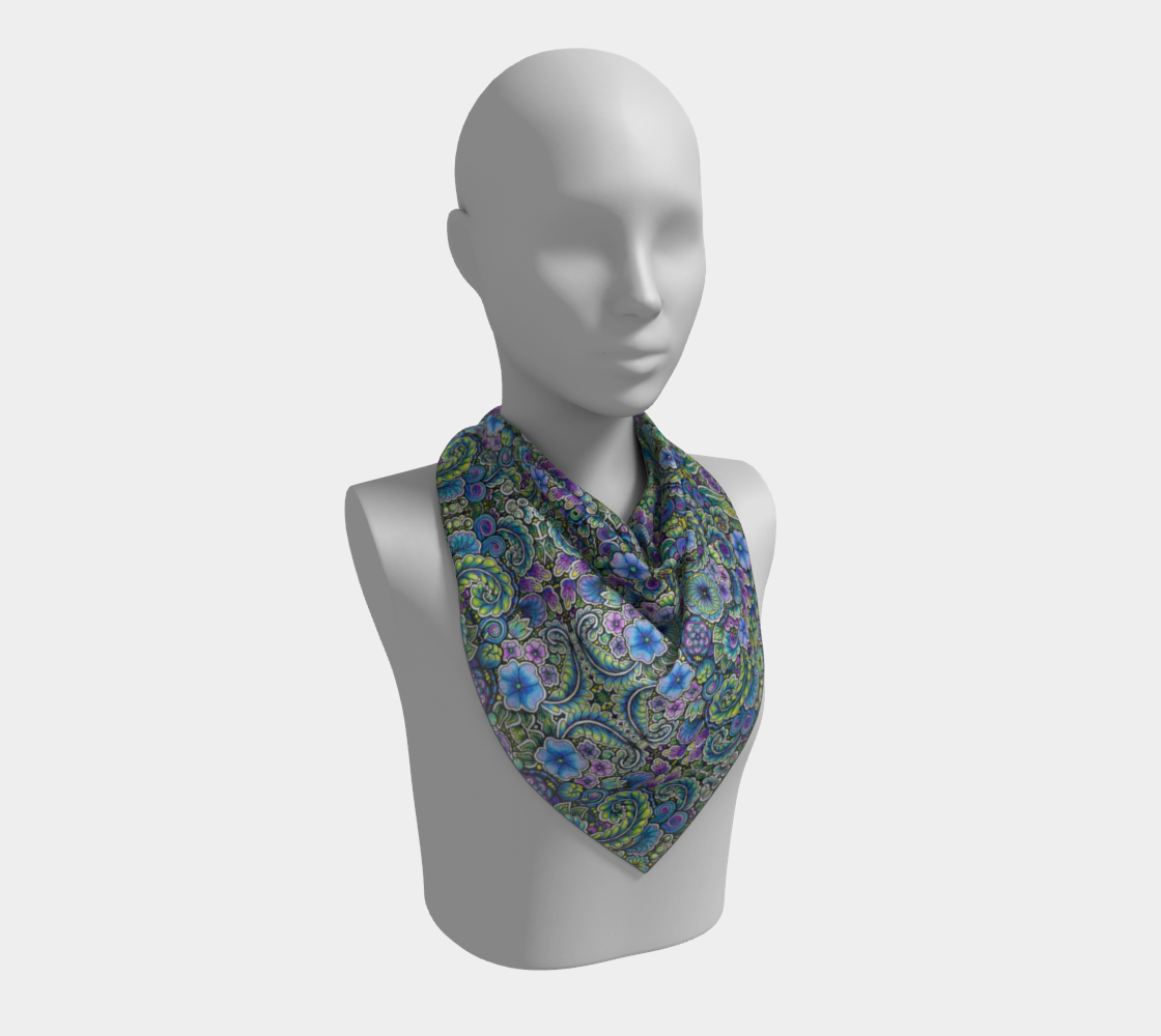 Life is a Flower Square Scarf
