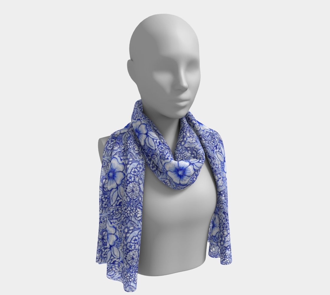 Wild Flowers Long Scarf
