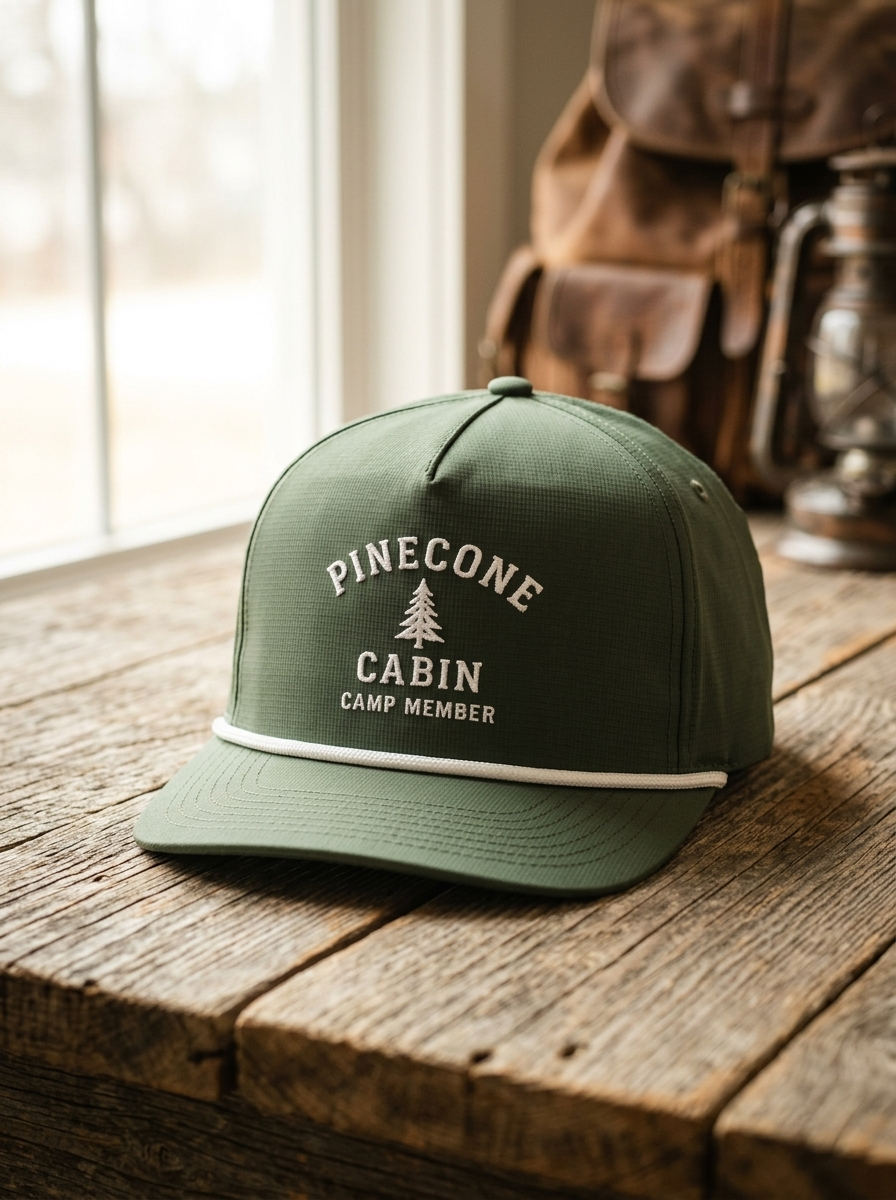 Pinecone Cabin Member Rope Hat