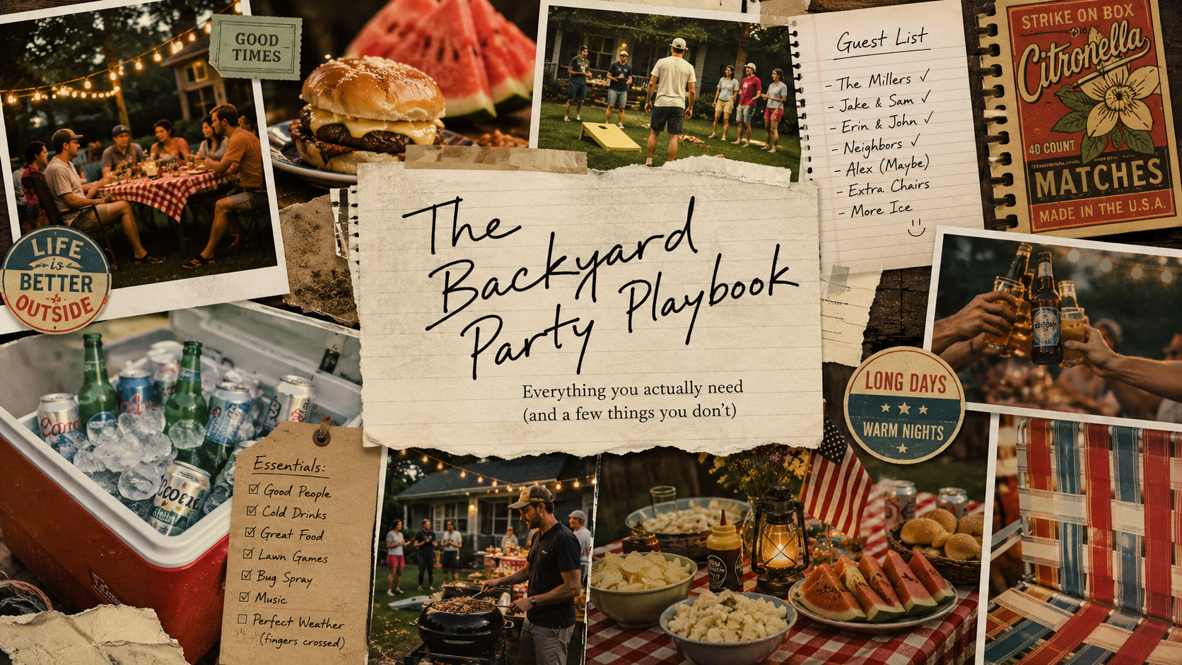 The Backyard Party Playbook