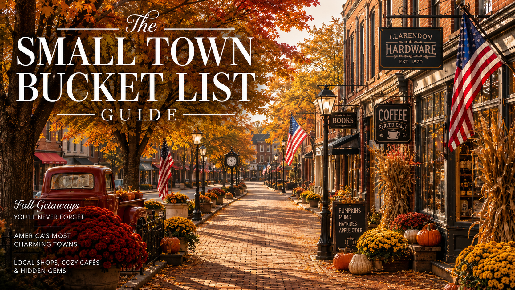 The Small-Town Bucket List Guide- Fall