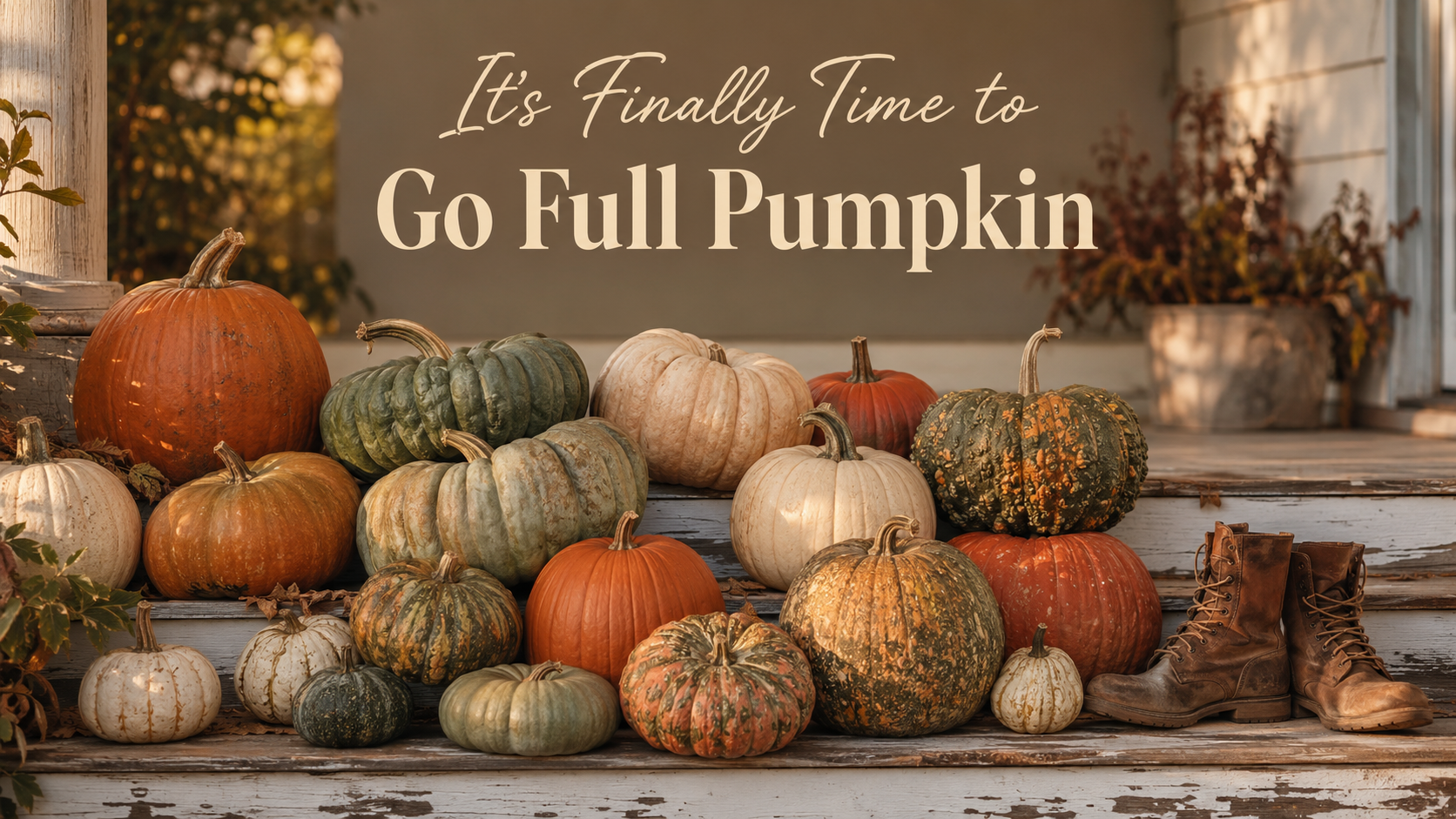 It’s Finally Time to Go Full Pumpkin