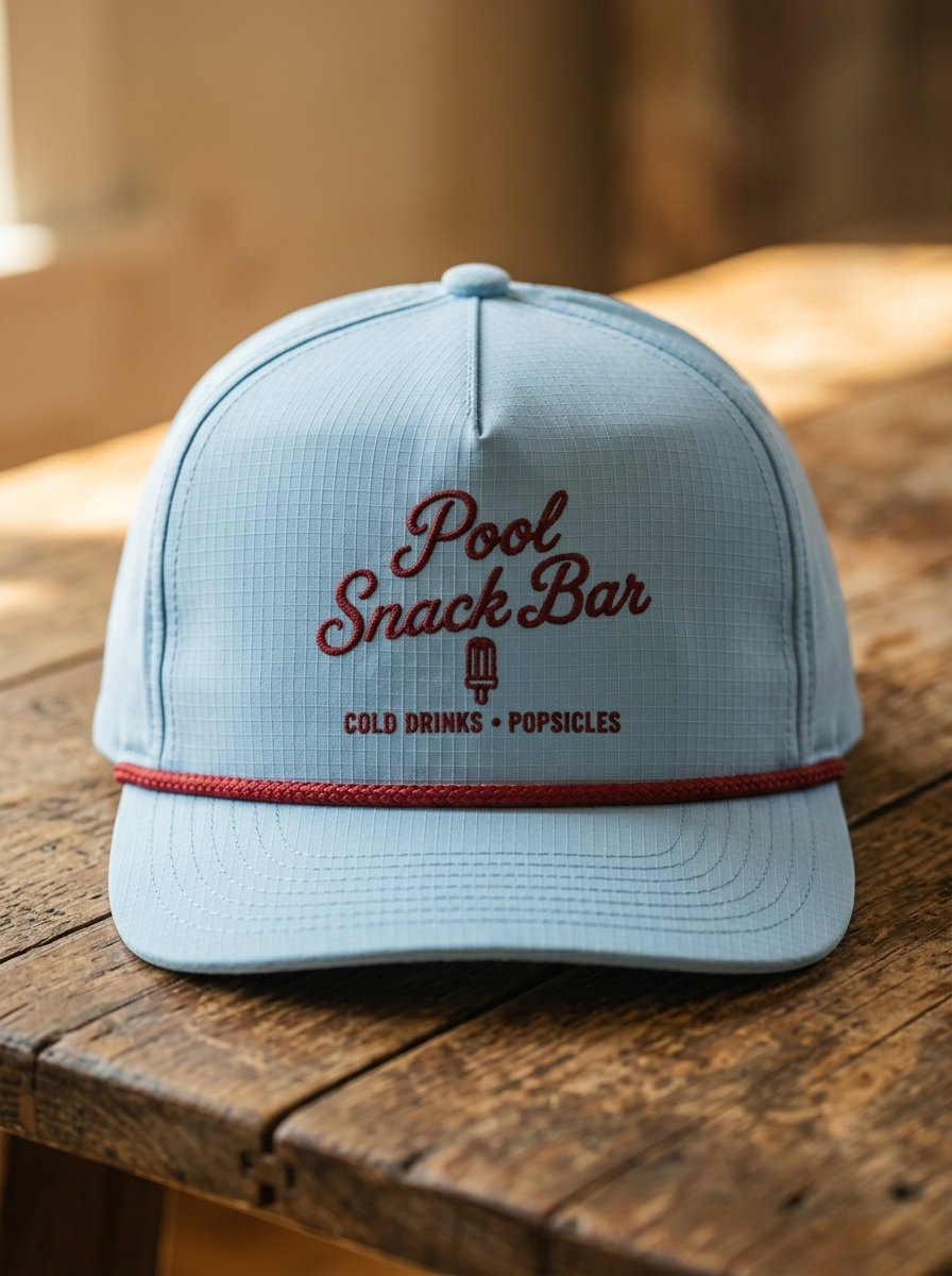 Pool Snack Bar Rope Hat