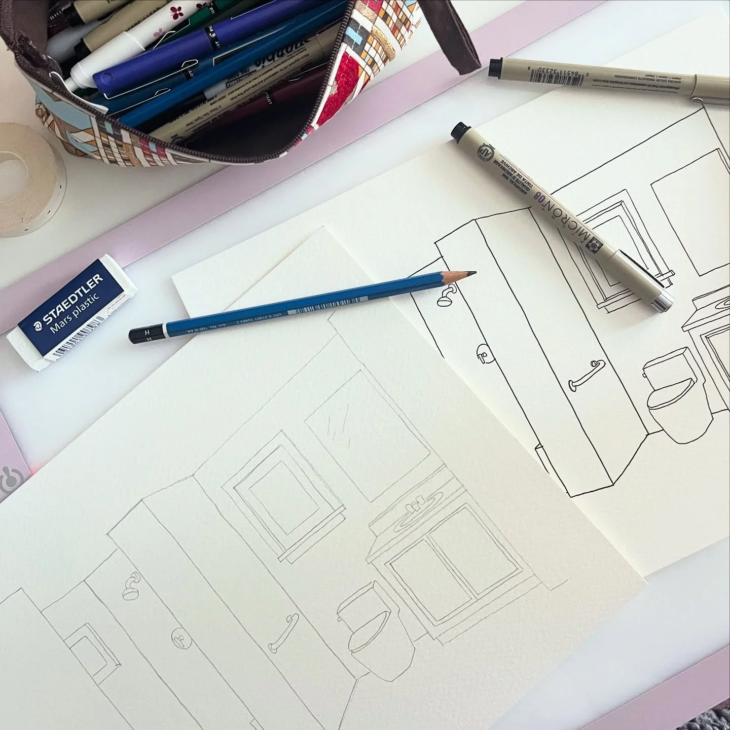 ✨ From concept to creation ✨

Here&rsquo;s a peek behind the scenes of a bathroom remodel I&rsquo;m designing. At this early stage, I develop schematic sketches that capture flow, function, and the first spark of design vision.

This is where your id