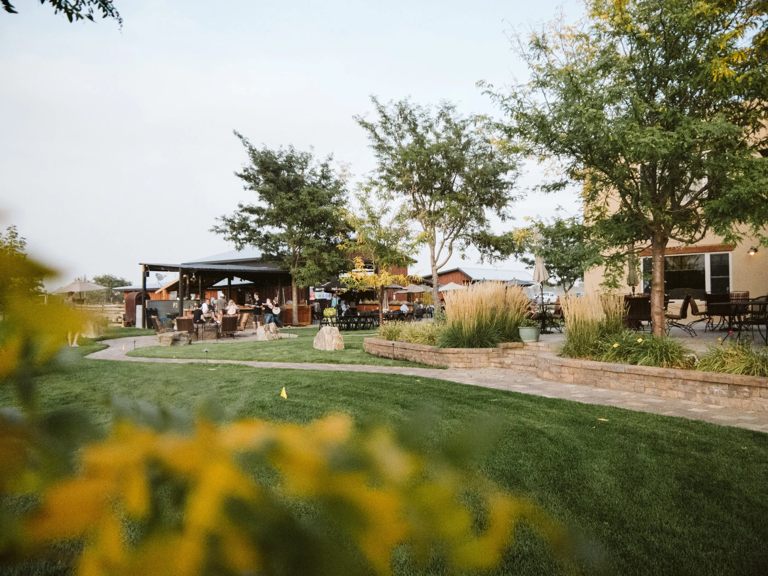 Scenic event venue at River Fort Ranch in Northern Colorado, offering a serene escape for social gatherings, wellness retreats, and life celebrations.