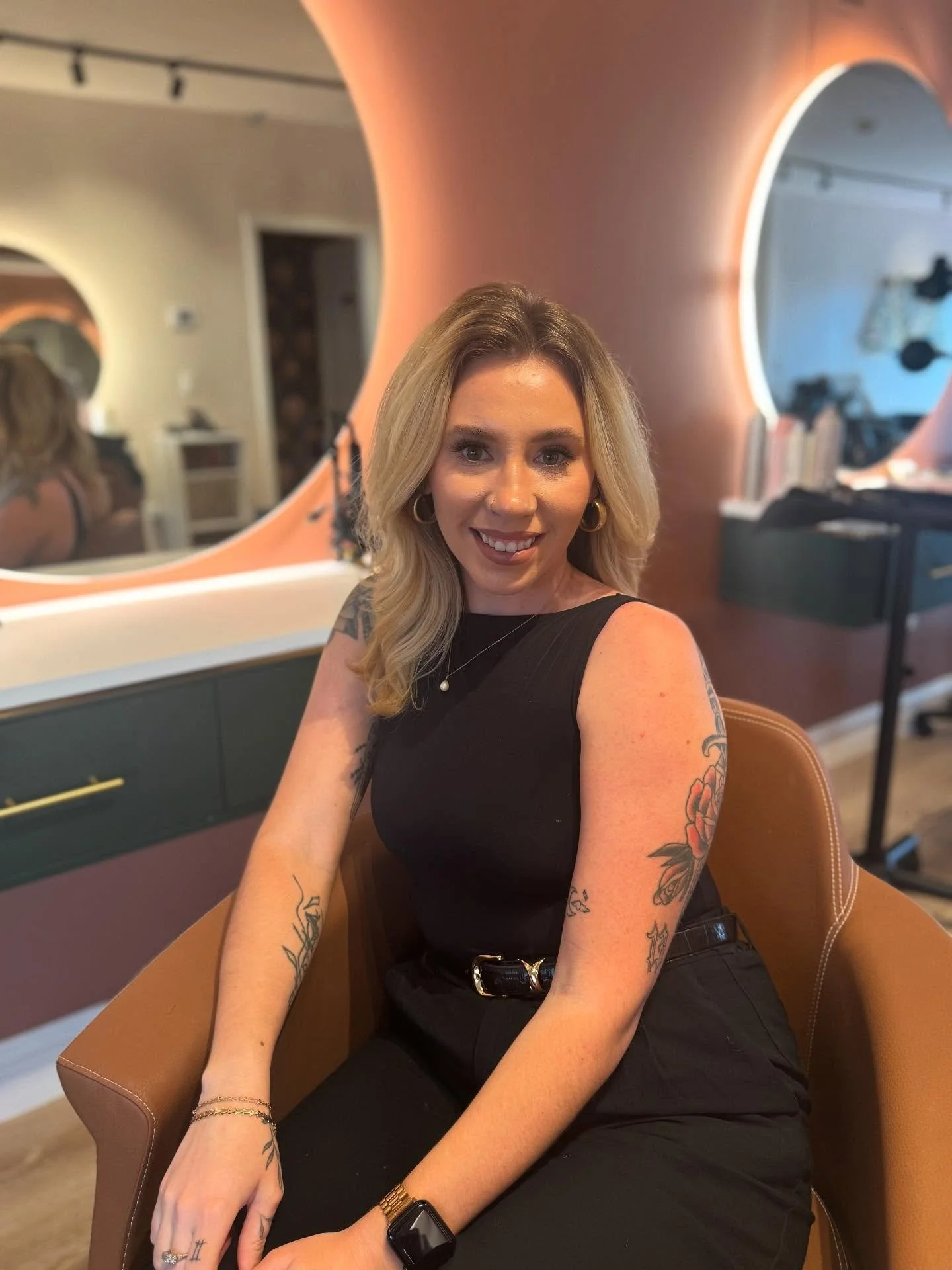 PLEASE GIVE A WARM WELCOME TO OUR NEWEST LVL ARTIST!
.
Christina is a passionate hairstylist and makeup artist who is dedicated to building strong connections with her clients while perfecting her craft. As a U.S. Marine Corps veteran, she brings ded